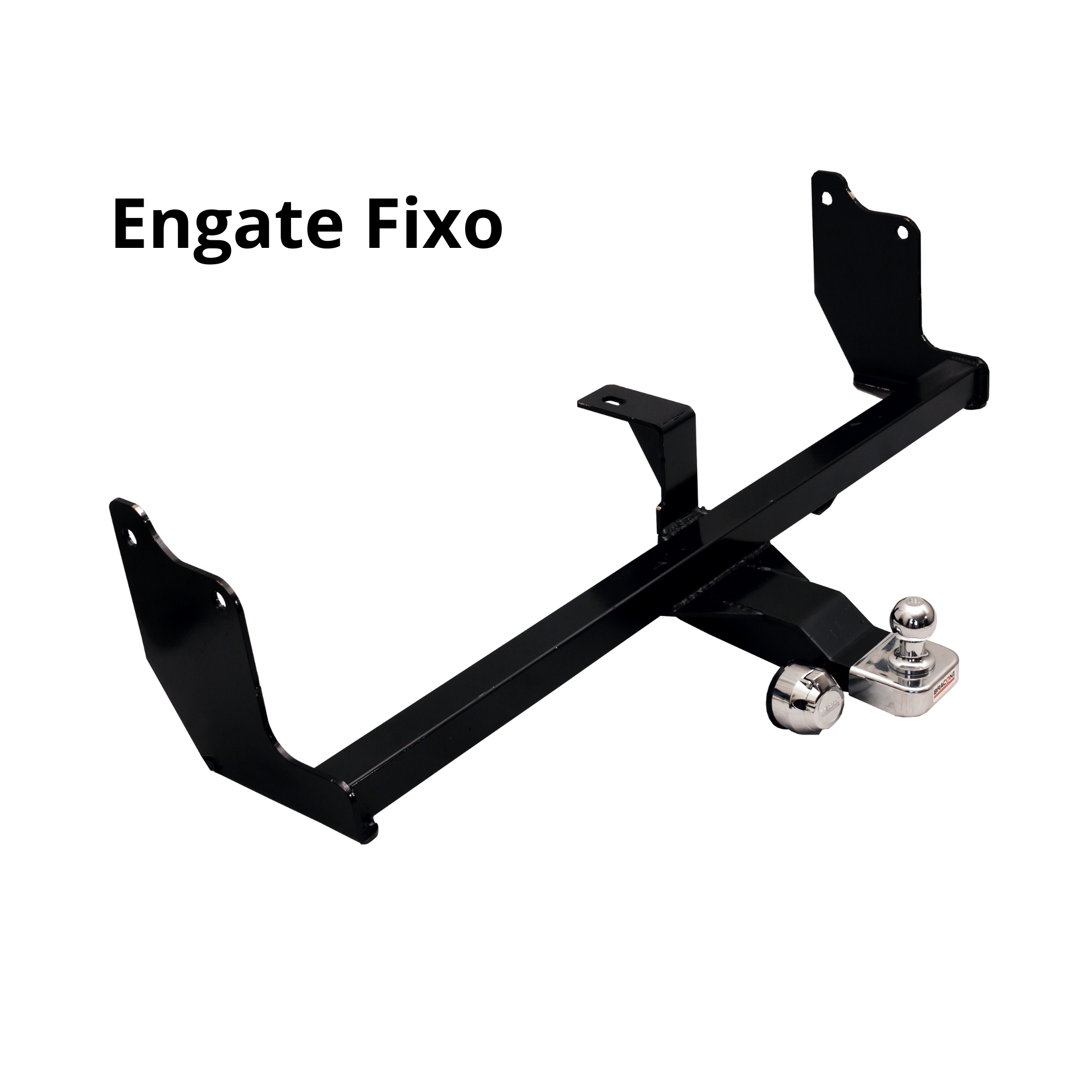 Engate S-10 2012 até 2020 Tração 1500kg, Bola Cromada 50mm Cromada Braconi GM-69