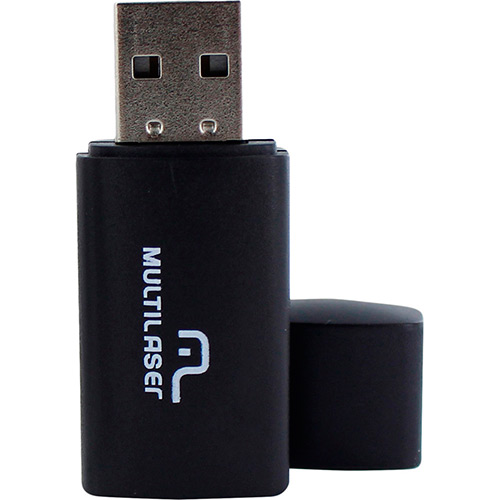 Pen drive 8 Gb - Leitor/Micro SD + Adaptador MC058 Multilaser