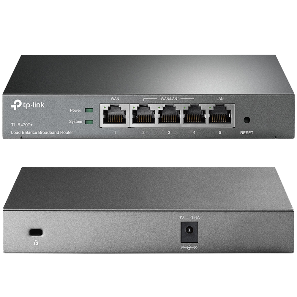 Roteador Load Balance Dual Wan TL-R470T+ - TP-Link