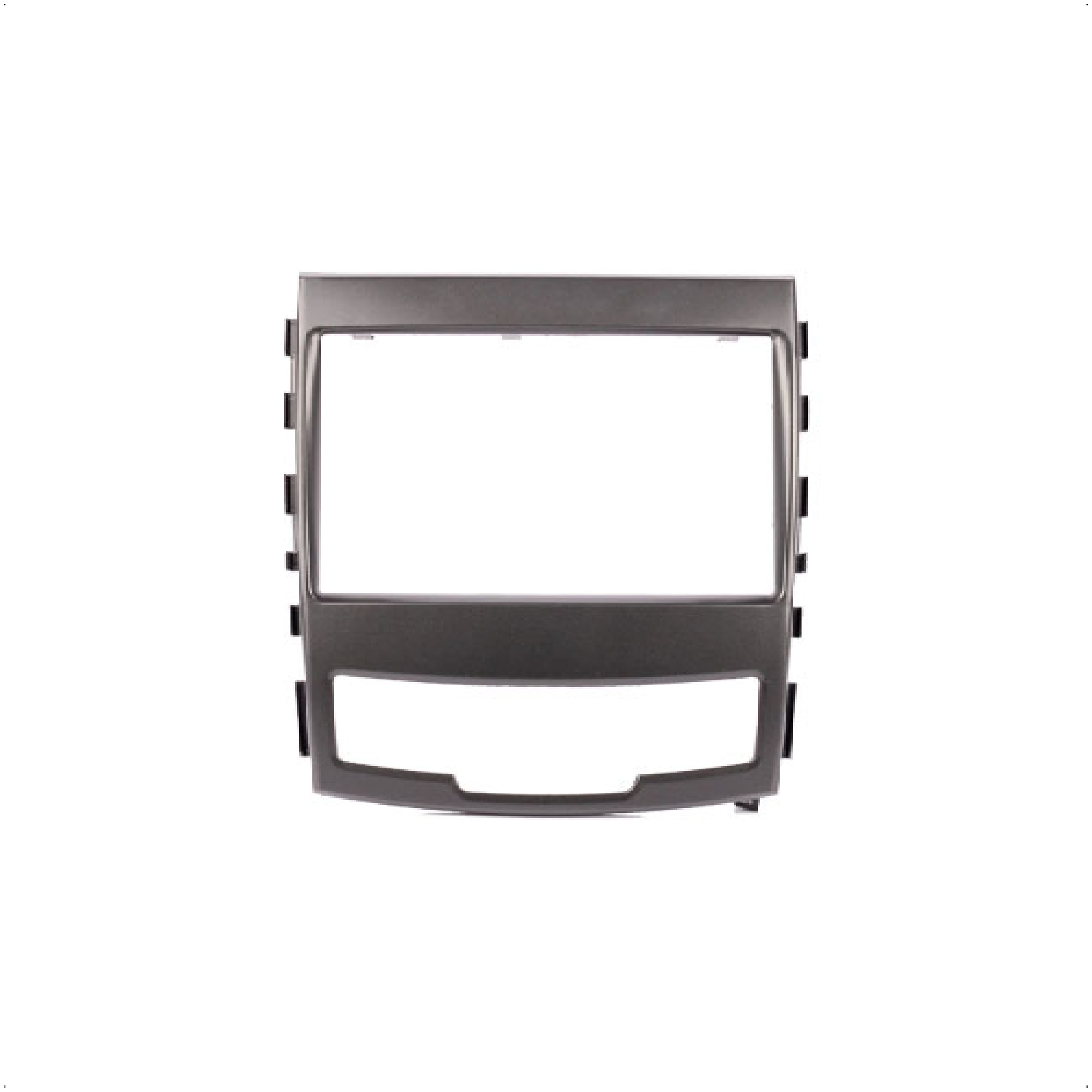 Moldura 2 Din 7 Polegadas Grafite Korando 2010 2011 2012 2013 JP/CH - EPX230