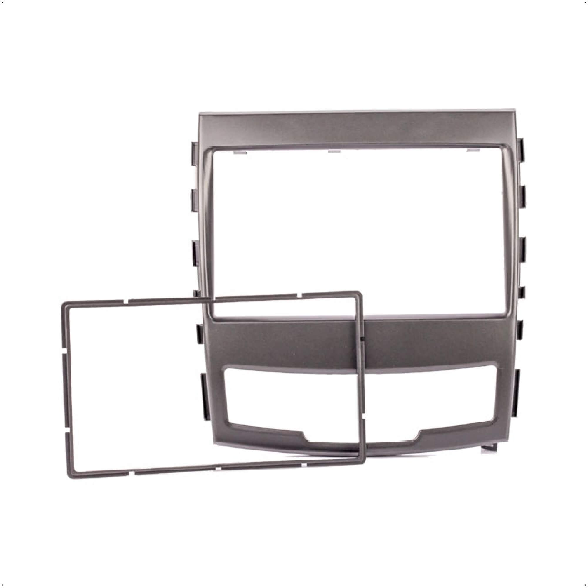 Moldura 2 Din 7 Polegadas Grafite Korando 2010 2011 2012 2013 JP/CH - EPX230