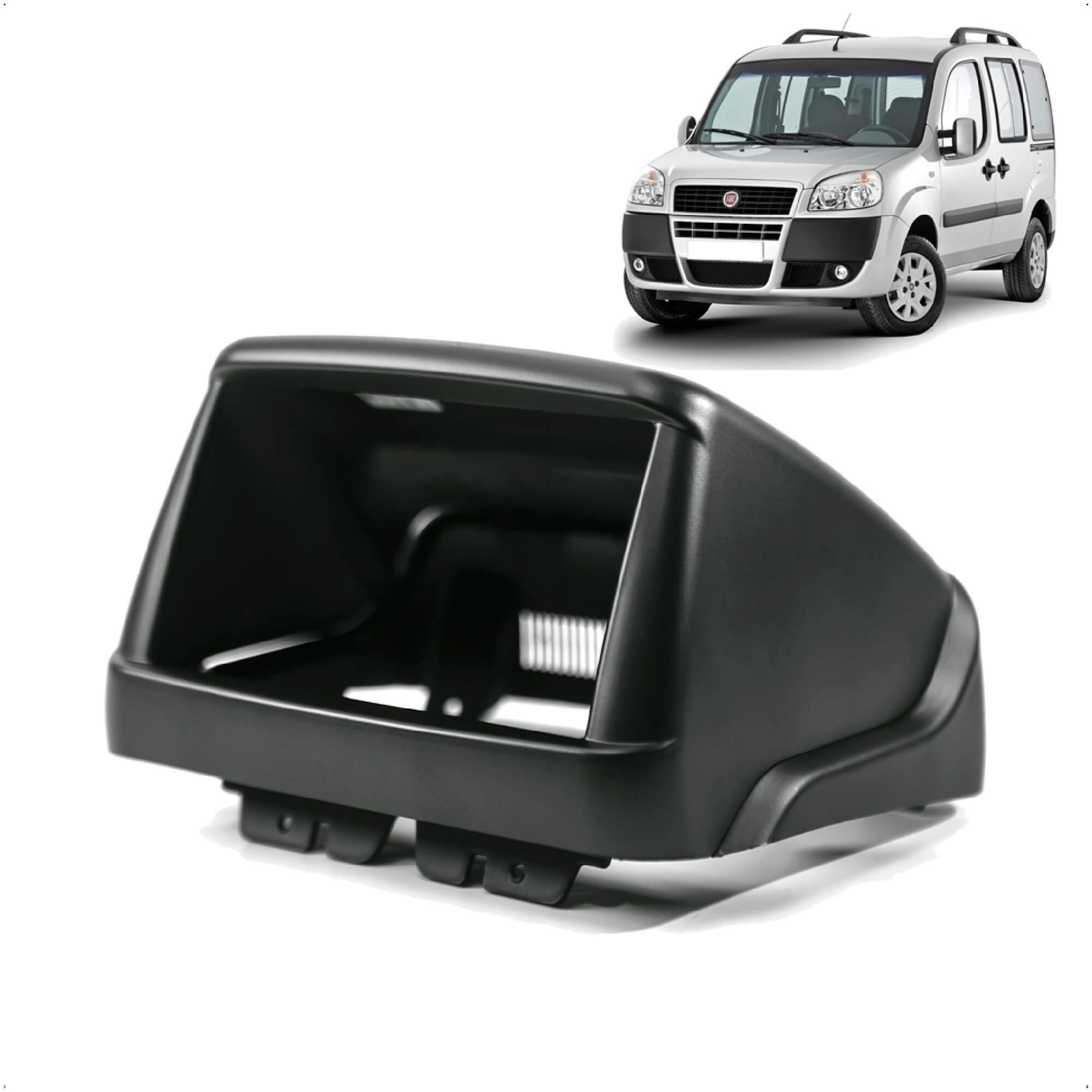 Moldura 7 Polegadas 2 Din Doblo 2002 até 2021 Preta JP/CH Expex - EPX 193