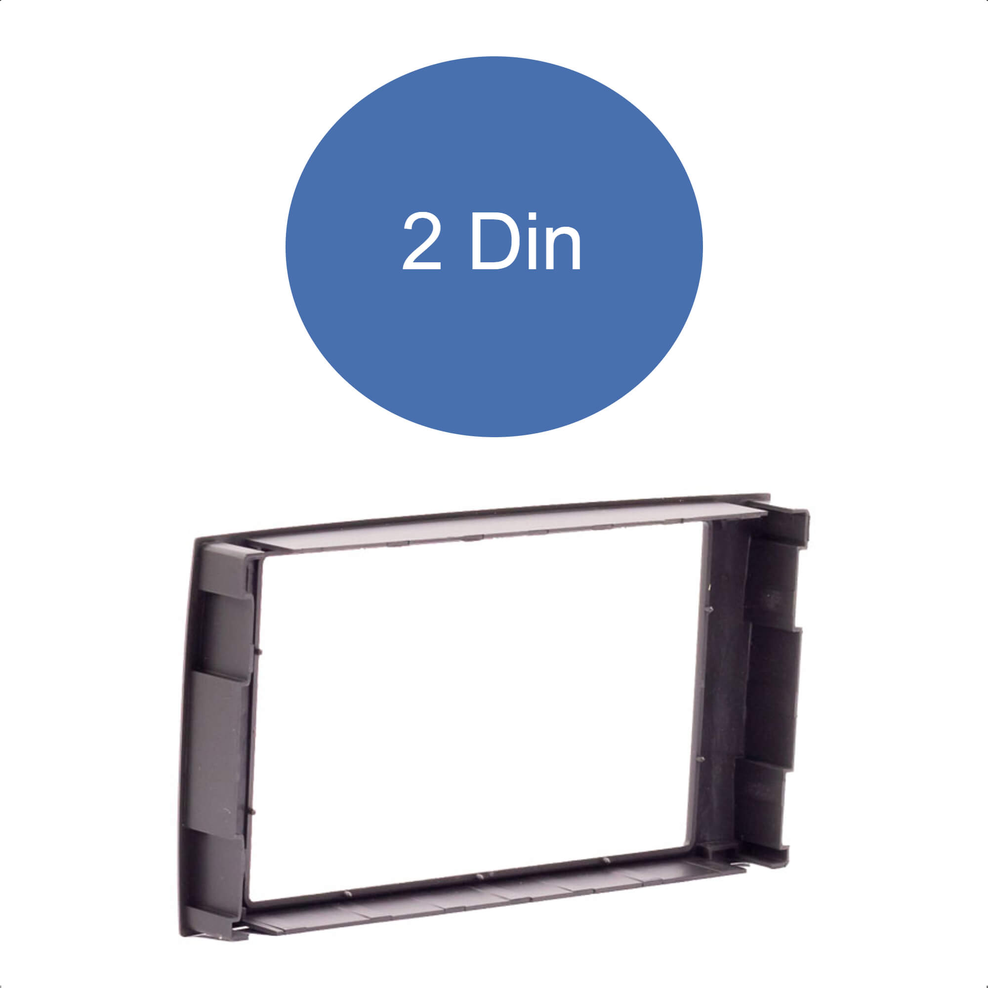 Moldura 2 Din Preto Touareg 2010-2023  JP/CH Expex - EPX 174