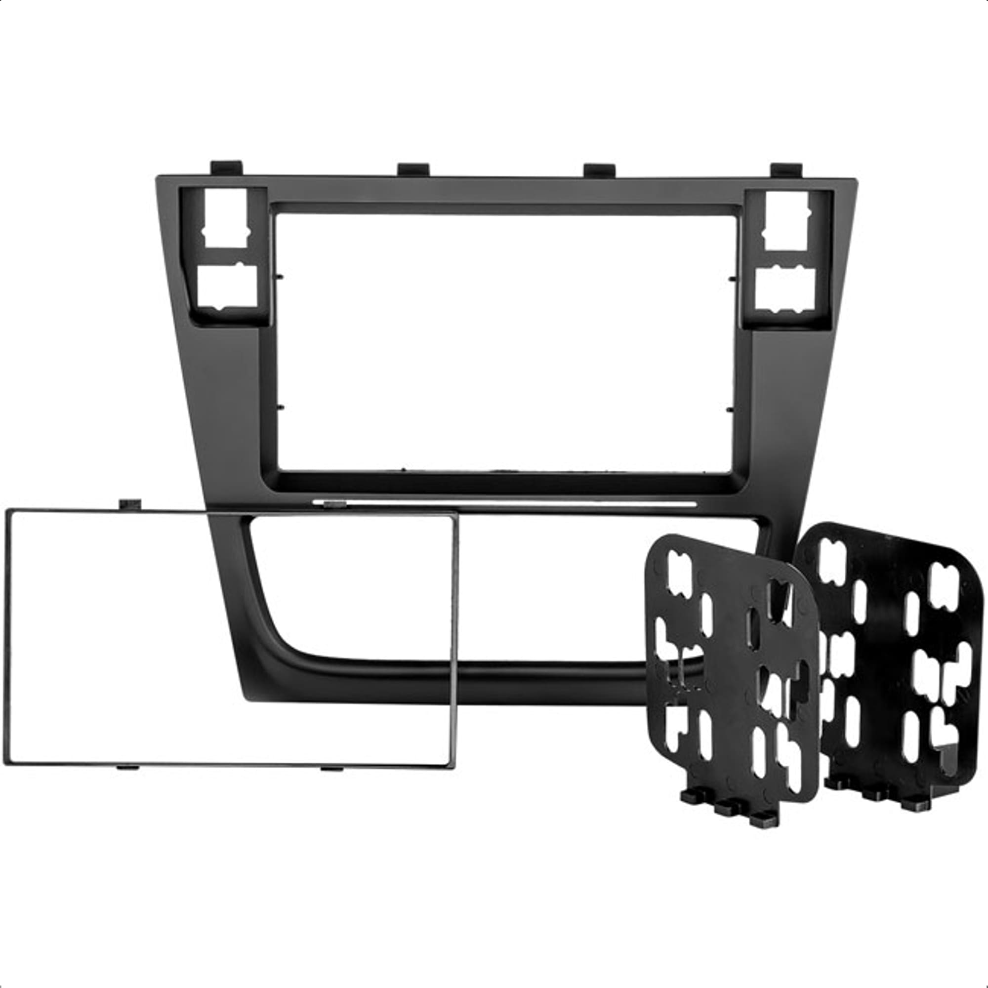Moldura 2 Din Preto 7" Com Espaço De Botão Gol G6 2013/2014/2015/2016 Expex - EPX 155