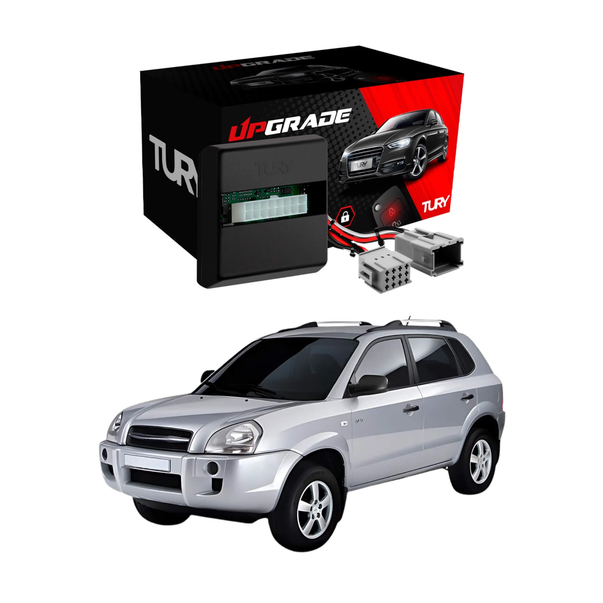 Módulo Automação de Retrovisores com Tilt Down compatível c/ Tucson 04/18 Tury - PARK 3.2.5H