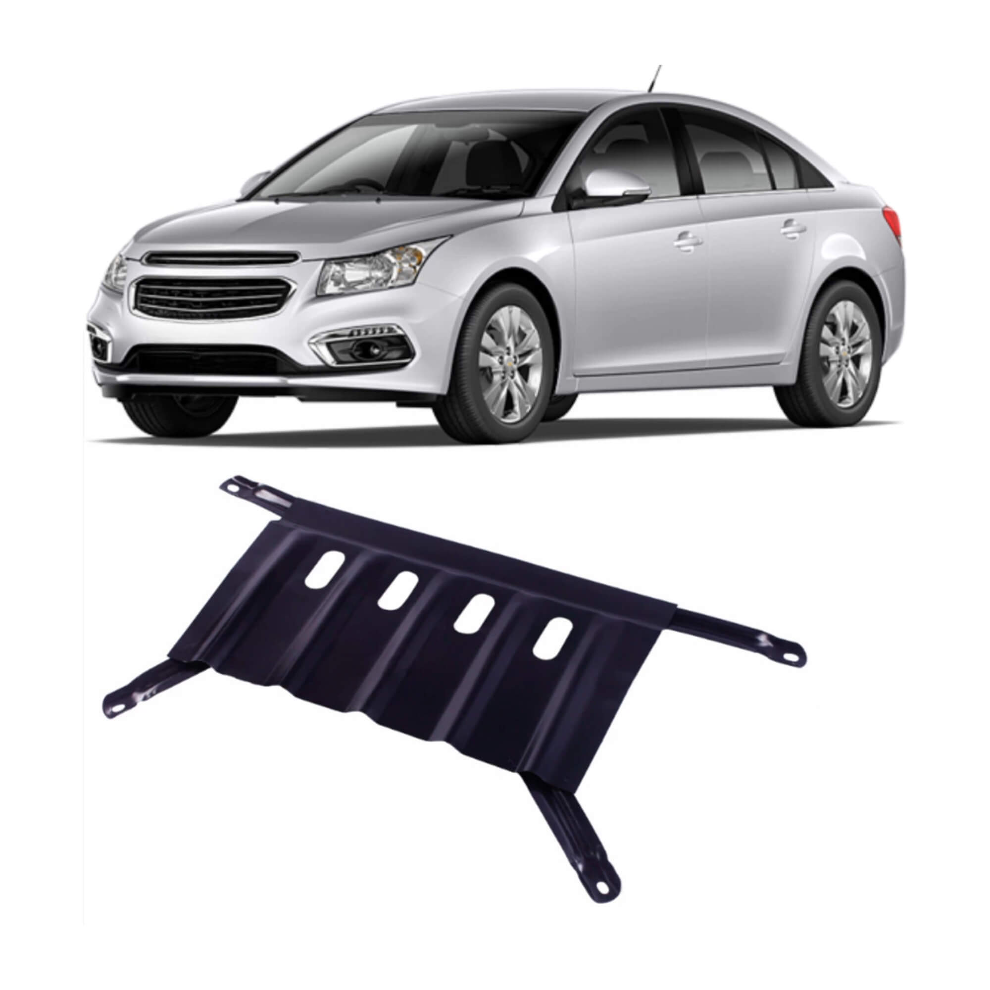 Protetor de Cárter Peito de Aço 1,2mm Cruze 2016 a 2017 Atos - AT-4501