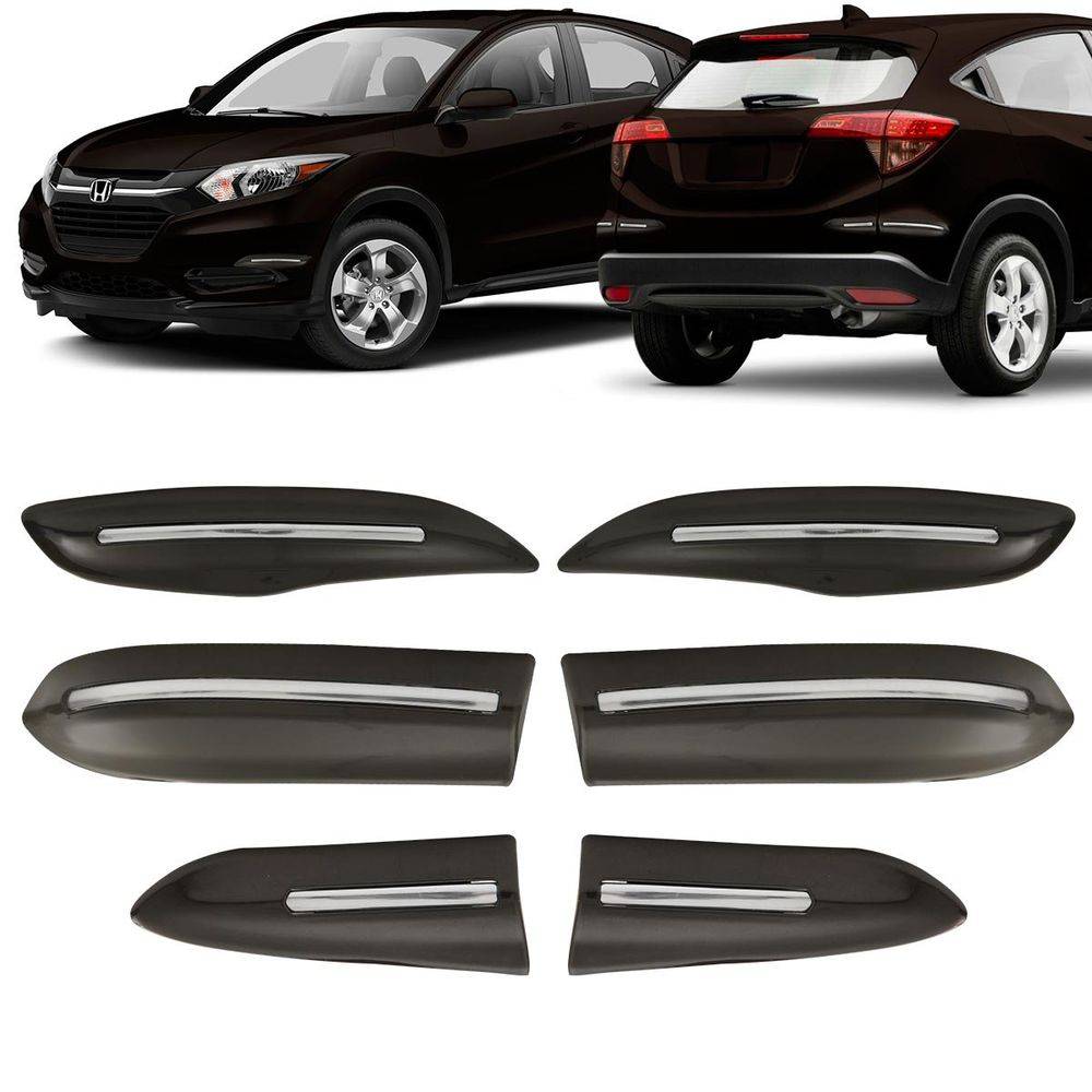 Friso Sean com nome Honda HRV Para-choque Marrom Júpiter