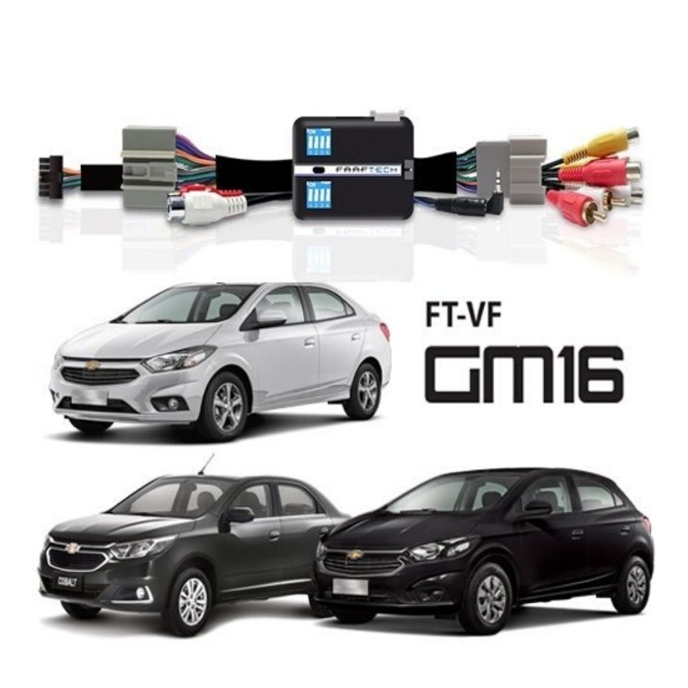 Interface de Vídeo Linha Chevrolet 2016 em diante FT-VF-GM16 - Faaftech