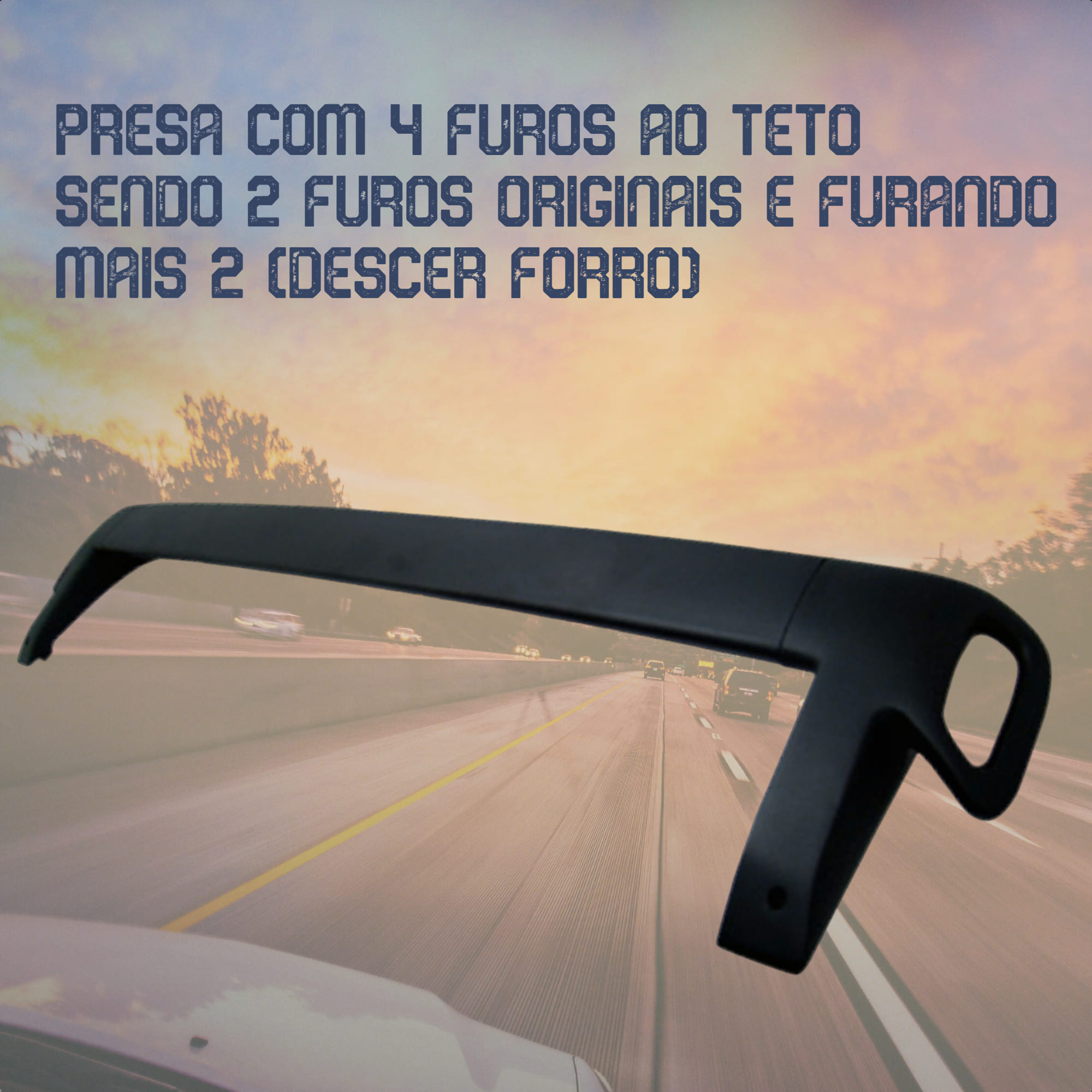Rack alumínio Toyota Hilux 2005 até 2014 até 45Kg Preto Precisa Furar Projecar - TY-607