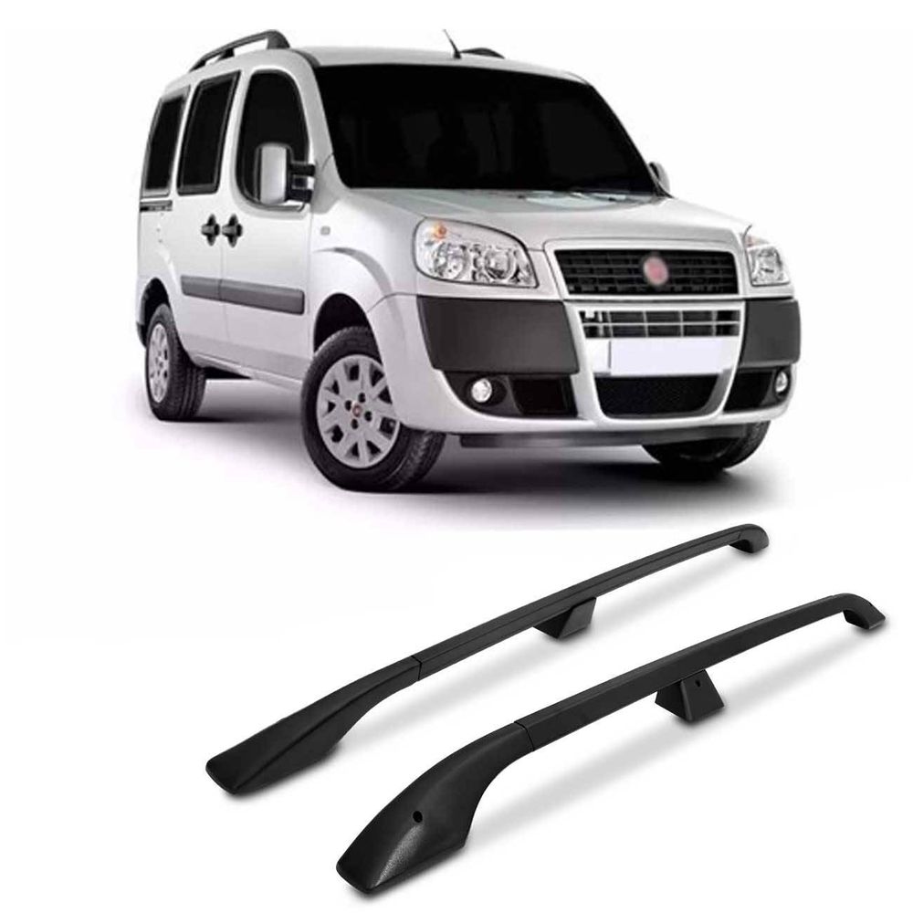 Longarina Doblo (todos) Preto (Não Fura) FI-207 Projecar