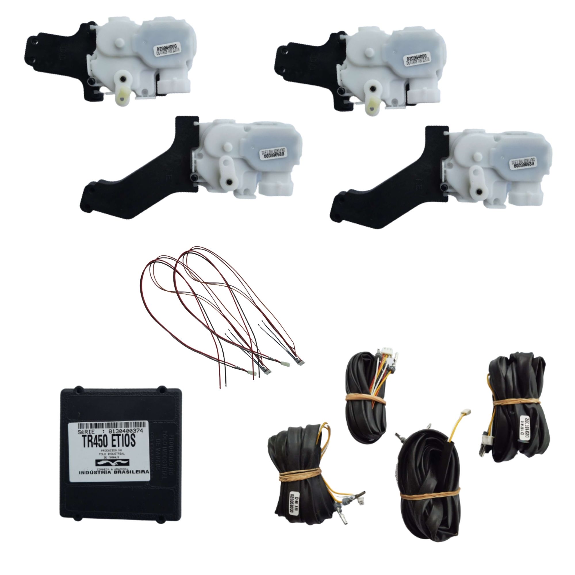 Kit Trava Elétrica Pósitron Dedicada Toyota Etios 4 Portas TR450