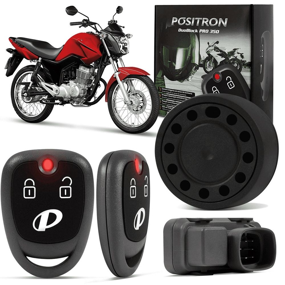 Alarme para Motos Universal Positron DuoBlock Pro G8 com Presença
