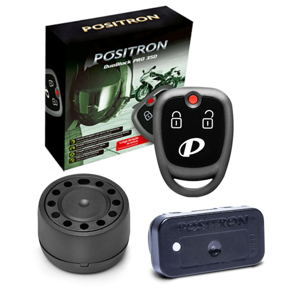 Alarme para Motos Universal Positron DuoBlock Pro G8 com Presença