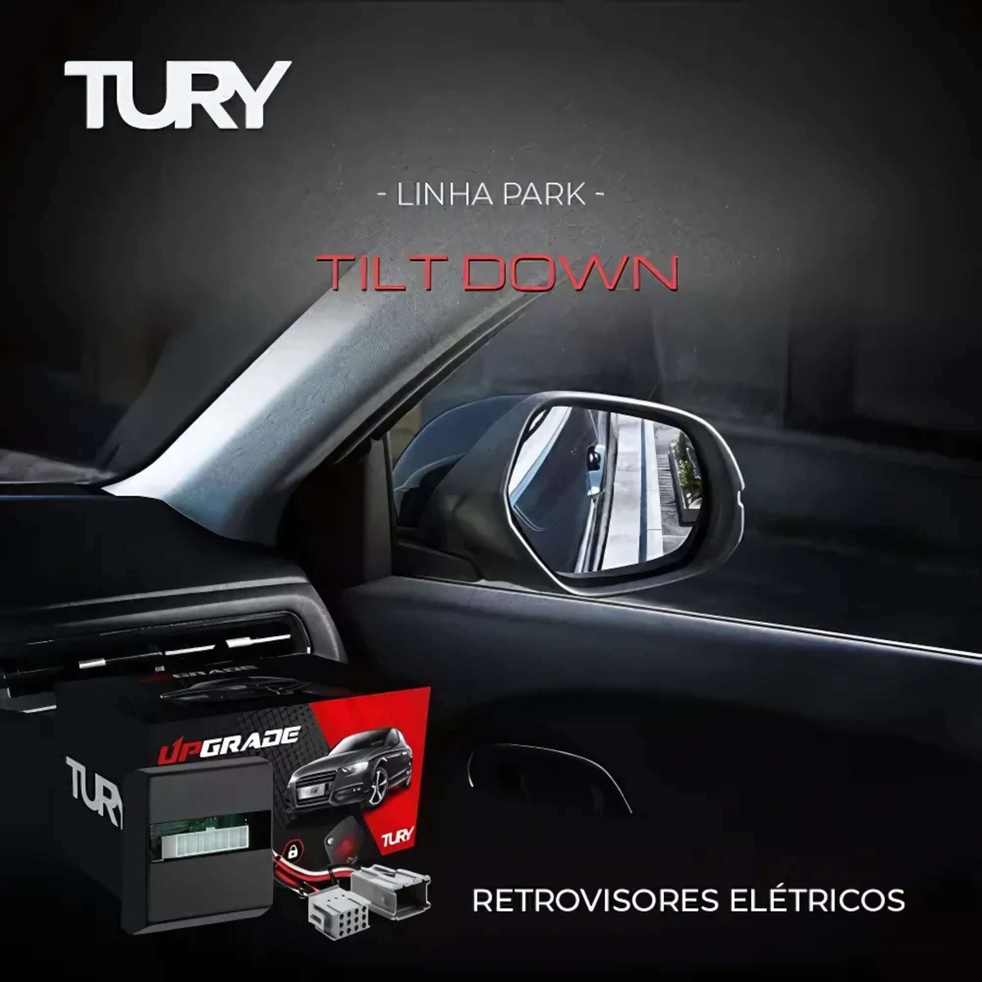 Módulo de Vidro Elétrico Rebatimento Tilt Down Corolla 2015-2019 4 Portas Tury - PARK 5.4.3 CT