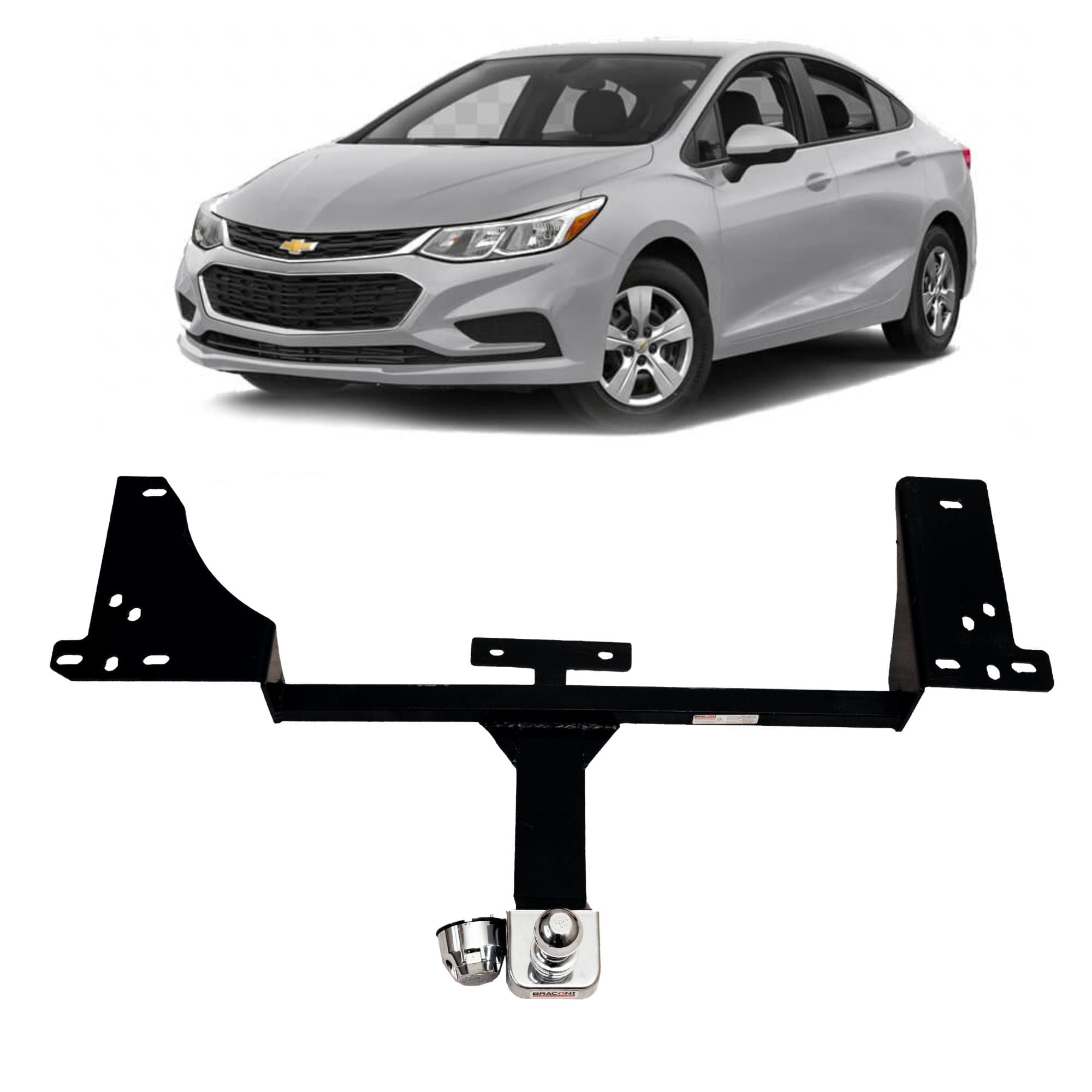 Engate Braconi para Cruze Sedan 2017 até 2023 com bola de Cromo Tração até 450kg - GM-58