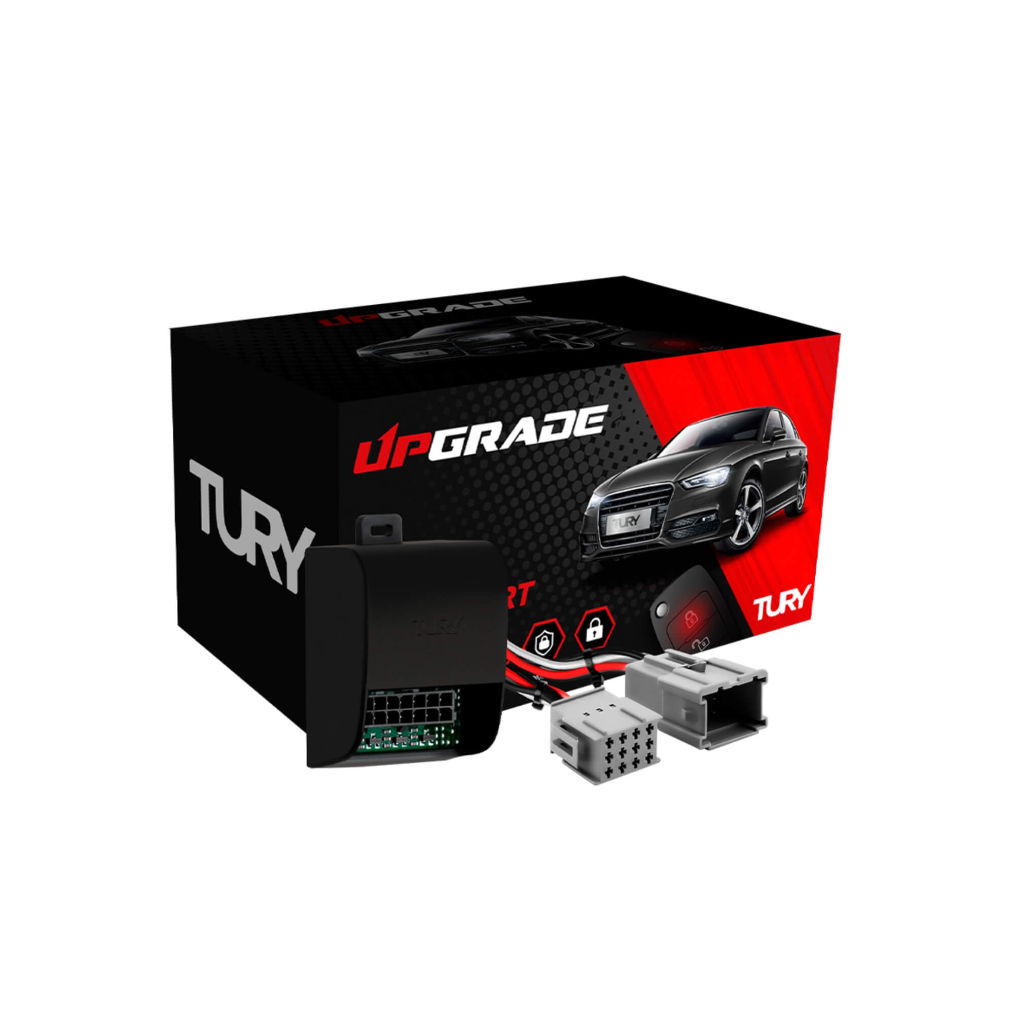 Módulo Retrovisor com Tilt Down para carro Fiat Bravo de 2010 a 2018 Tury - PARK1.2.6AB