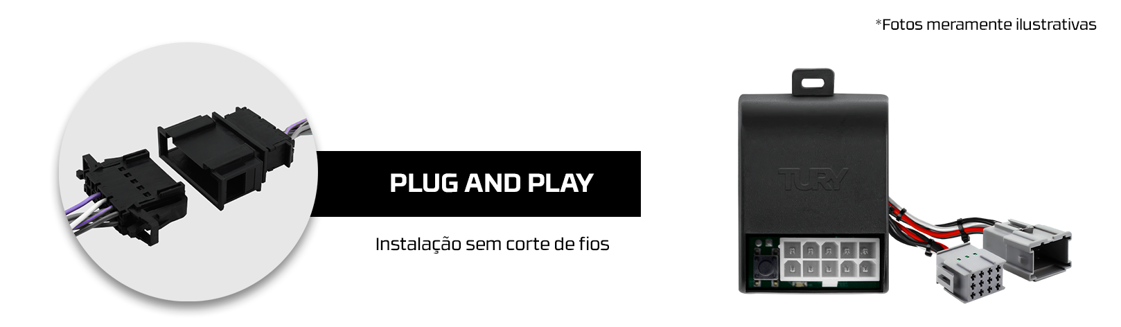 Modulo de Retrovisor Tury PARK1.51.2AC com Tilt Down - New Fiesta 11/...