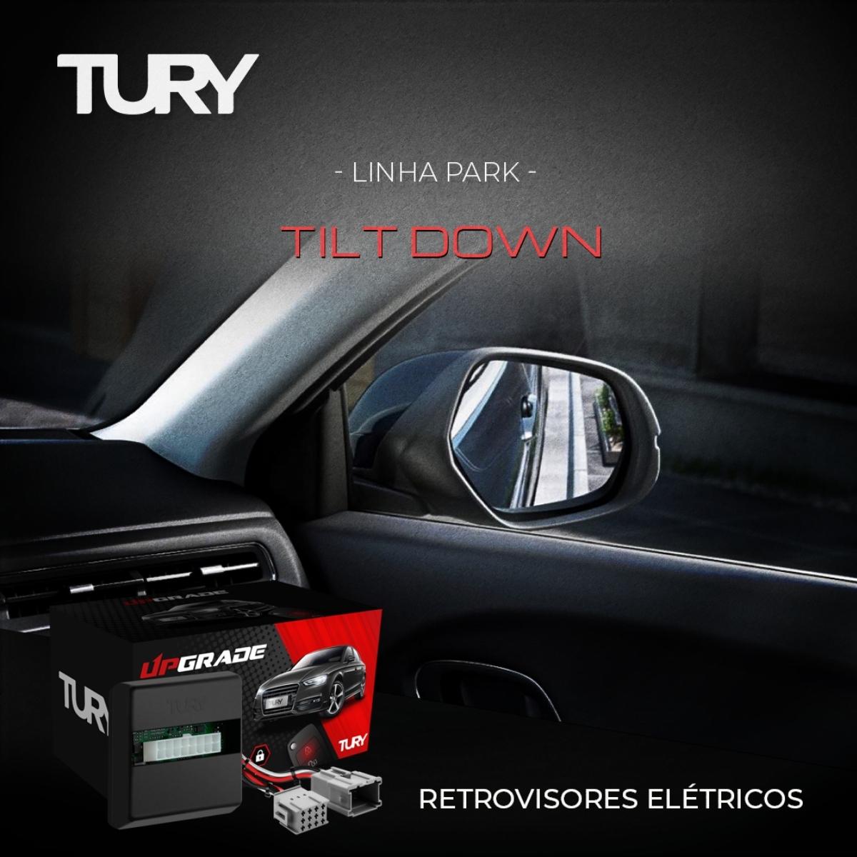 Modulo de Retrovisor com Tilt Down Fiat 500 2009 a 2018 Tury - PARK 1.52.6 BM