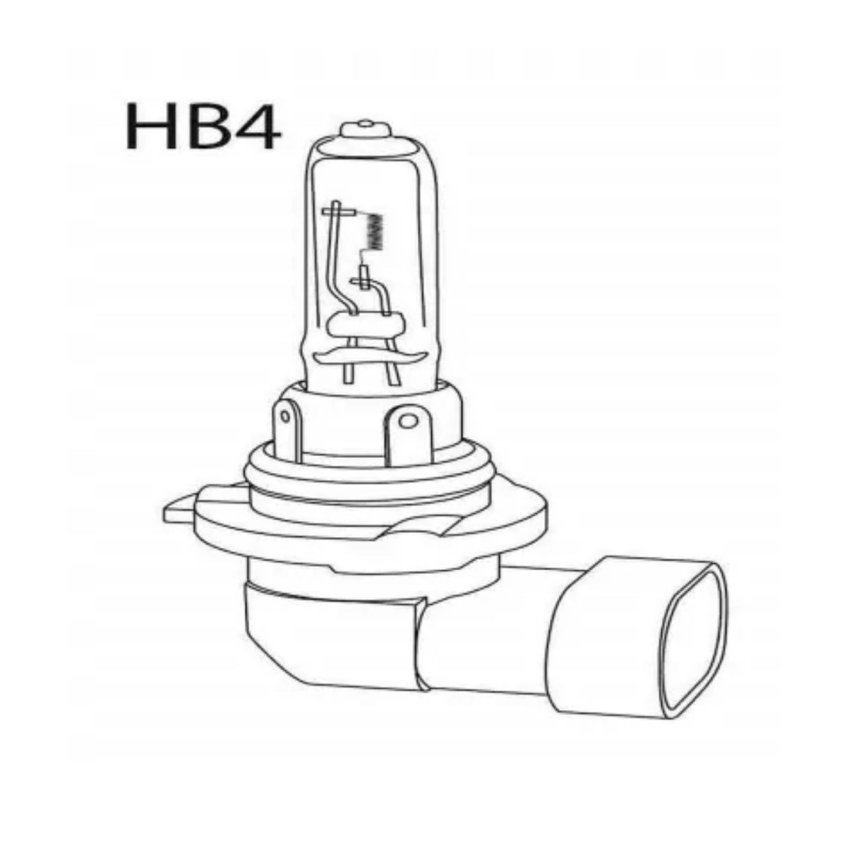Lâmpada Super Branca Multilaser Automotiva Efeito Xenon HB-4 12V 55W (par) Multilaser AU814