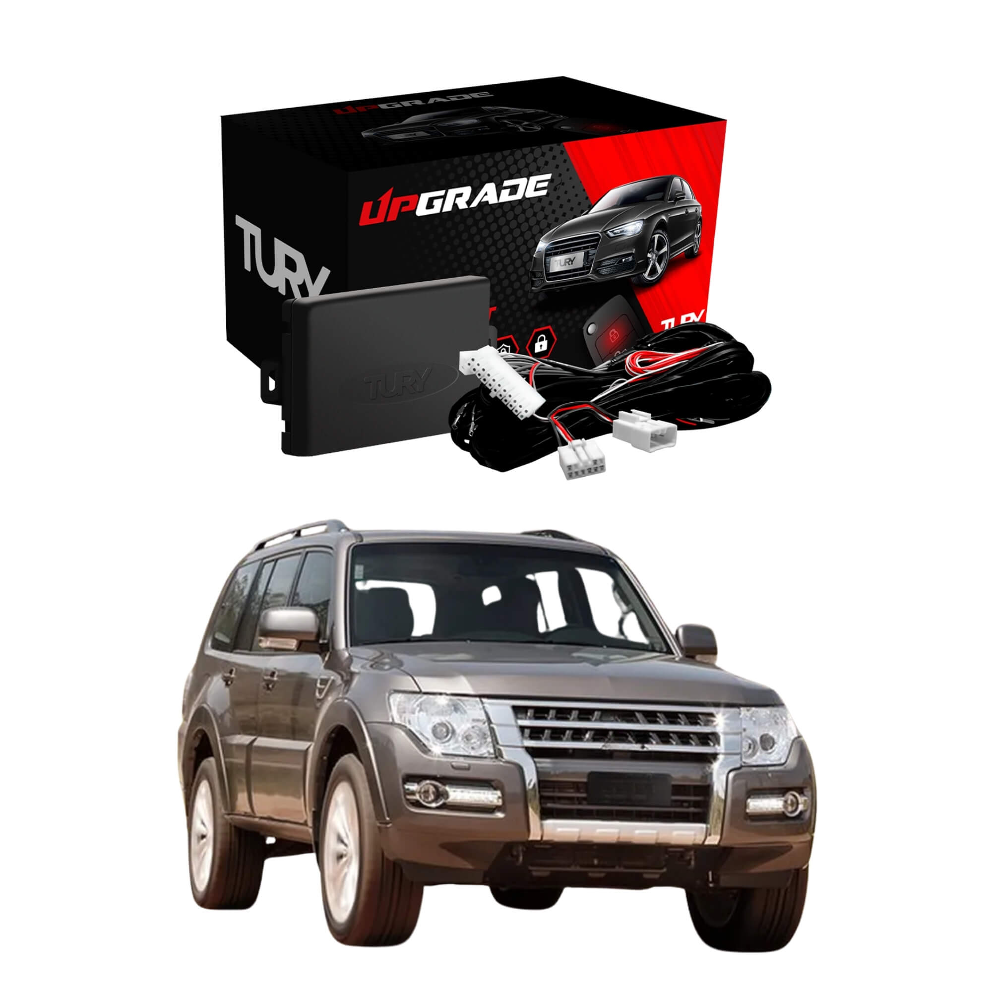 Módulo Automação de Vidros Elétricos compatível com Pajero Full 15/23 Tury - PRO4.28LONGN