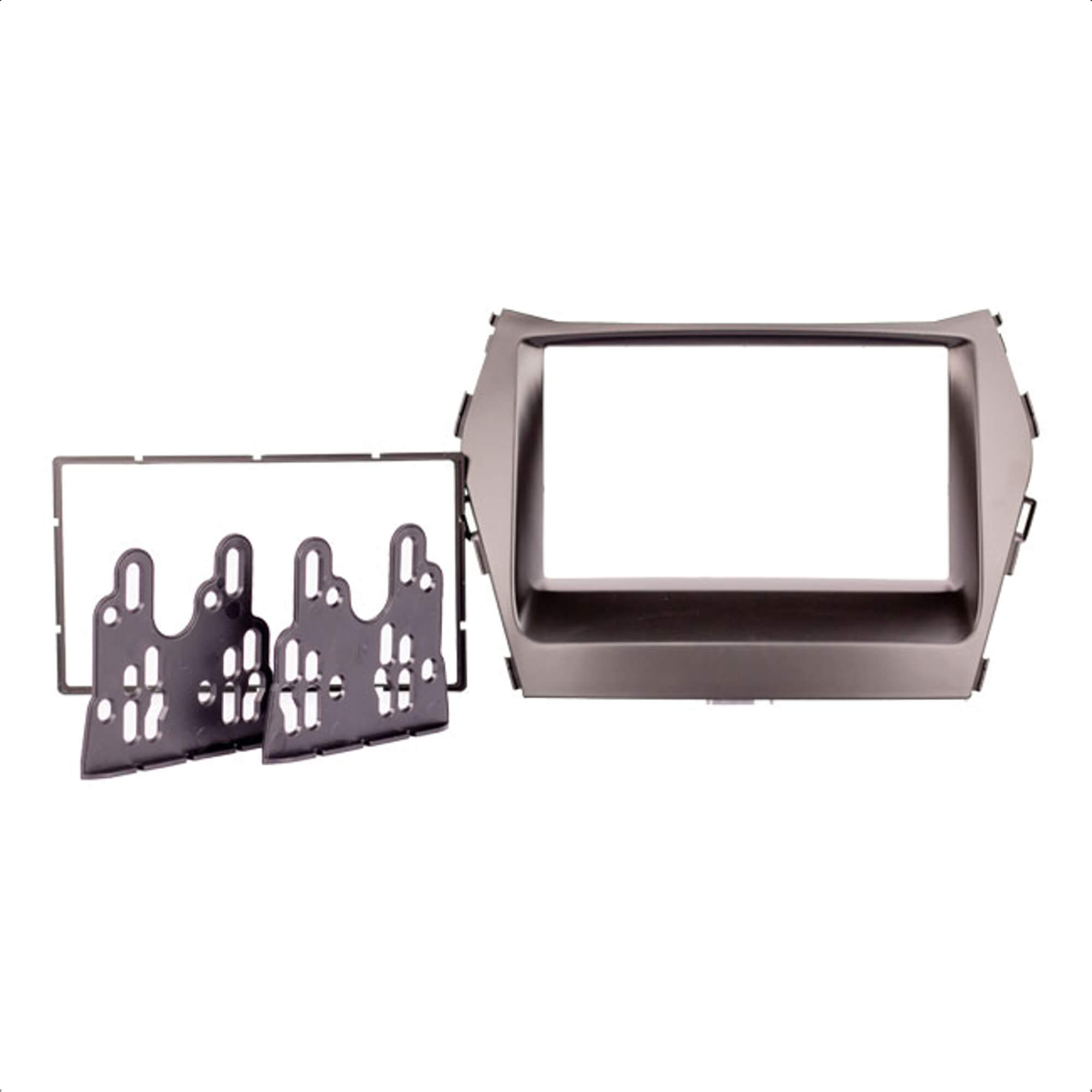 Moldura 2 Din Preto Santa Fé 2014/2015/2016/2017/2018 Expex - EPX 268