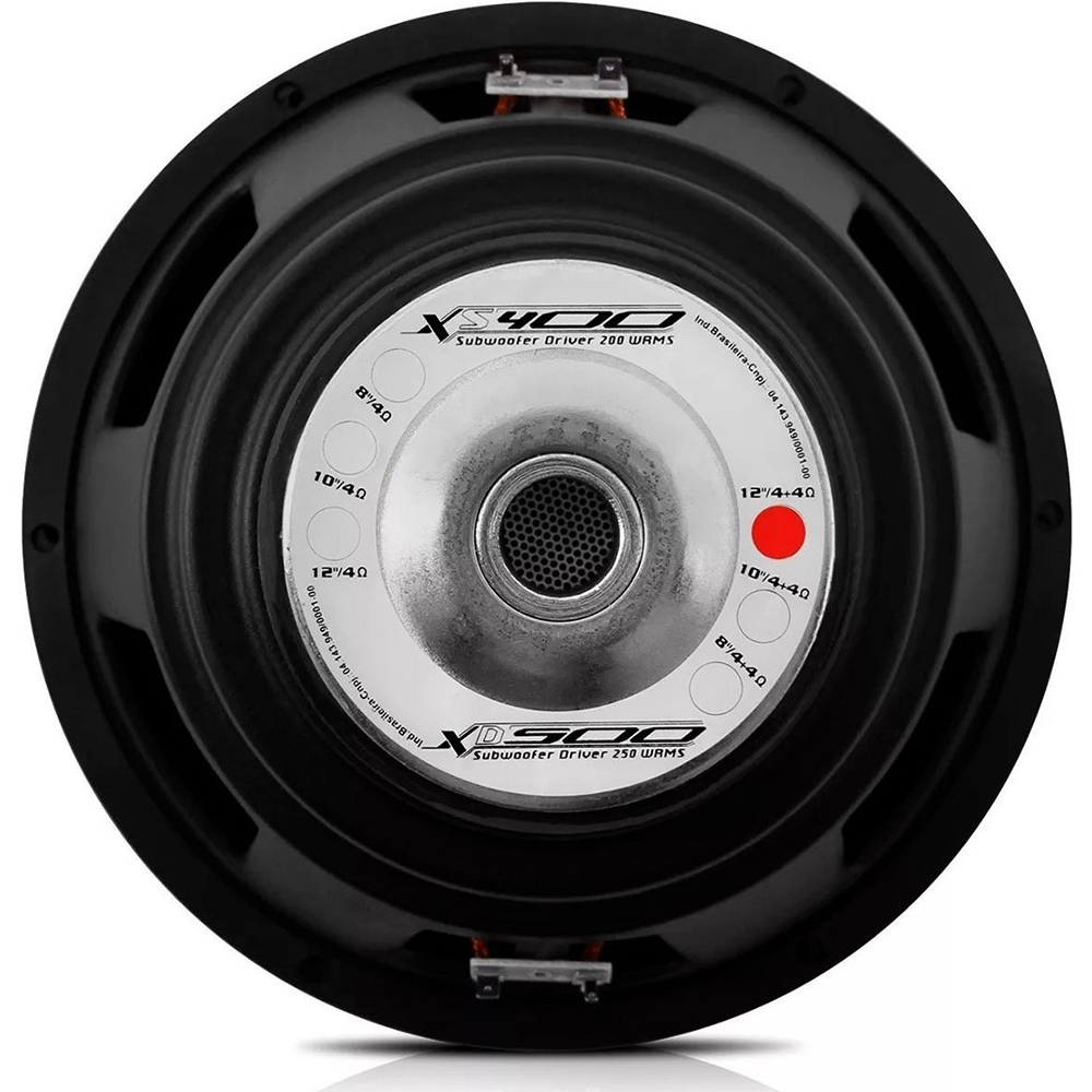 Subwoofer Falcon XD500-12" Bobina Dupla 250Wrms 4 ohms