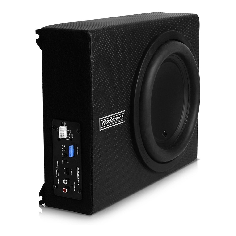 Caixa Amplificada Falcon XS200 Slim Selada 8 polegadas 200W RMS Madeira XS200-8