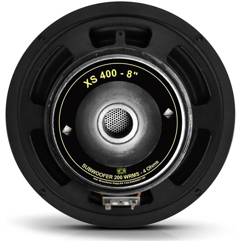 Subwoofer Falcon XS400-8 8 Polegadas 4 Ohm Bobina Simples 200Wrms