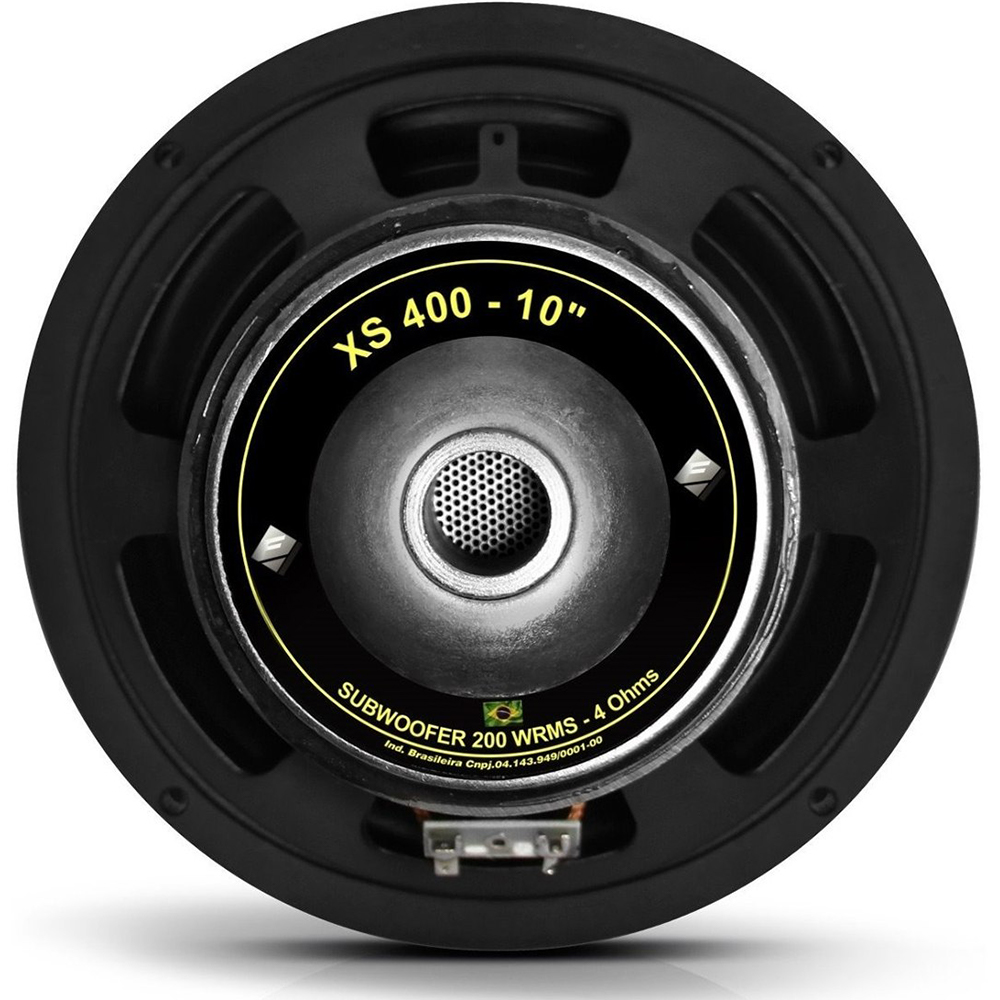 Subwoofer Falcon XS400-10 10 Polegadas Bobina Simples 200Wrms 4 ohms