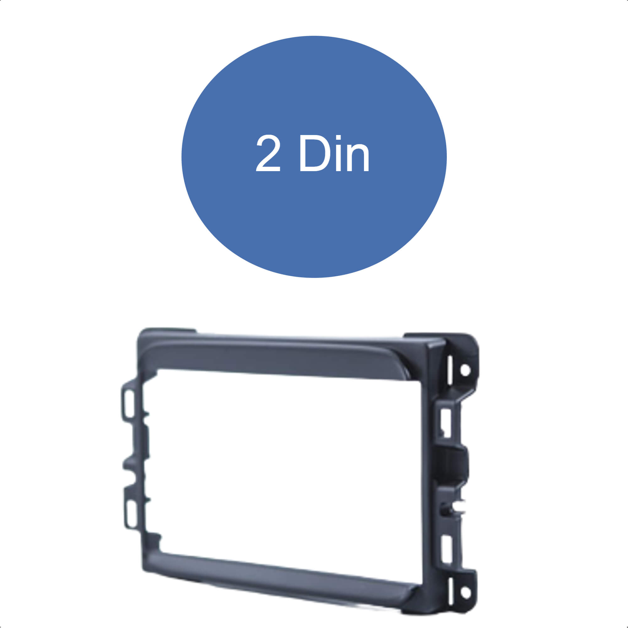 Moldura 2 Din Japonês Preto Soft Emborrachado Mobi Toro Renegade 2016-2021 Expex - EPX 272