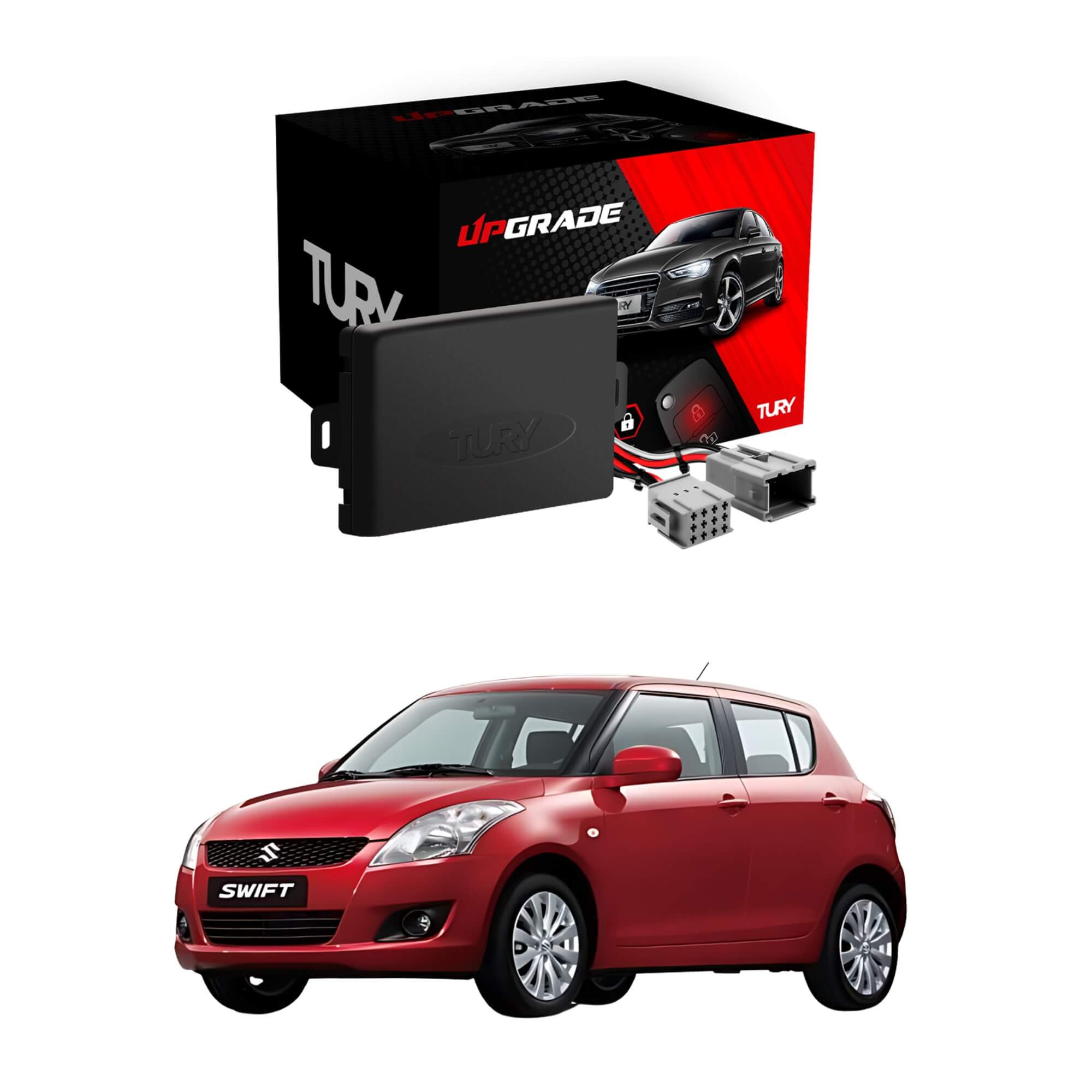 Módulo de Vidro com Anti-Esmagamento compatível com Suzuki Swift a partir de 2015 Tury - PRO4.28CI