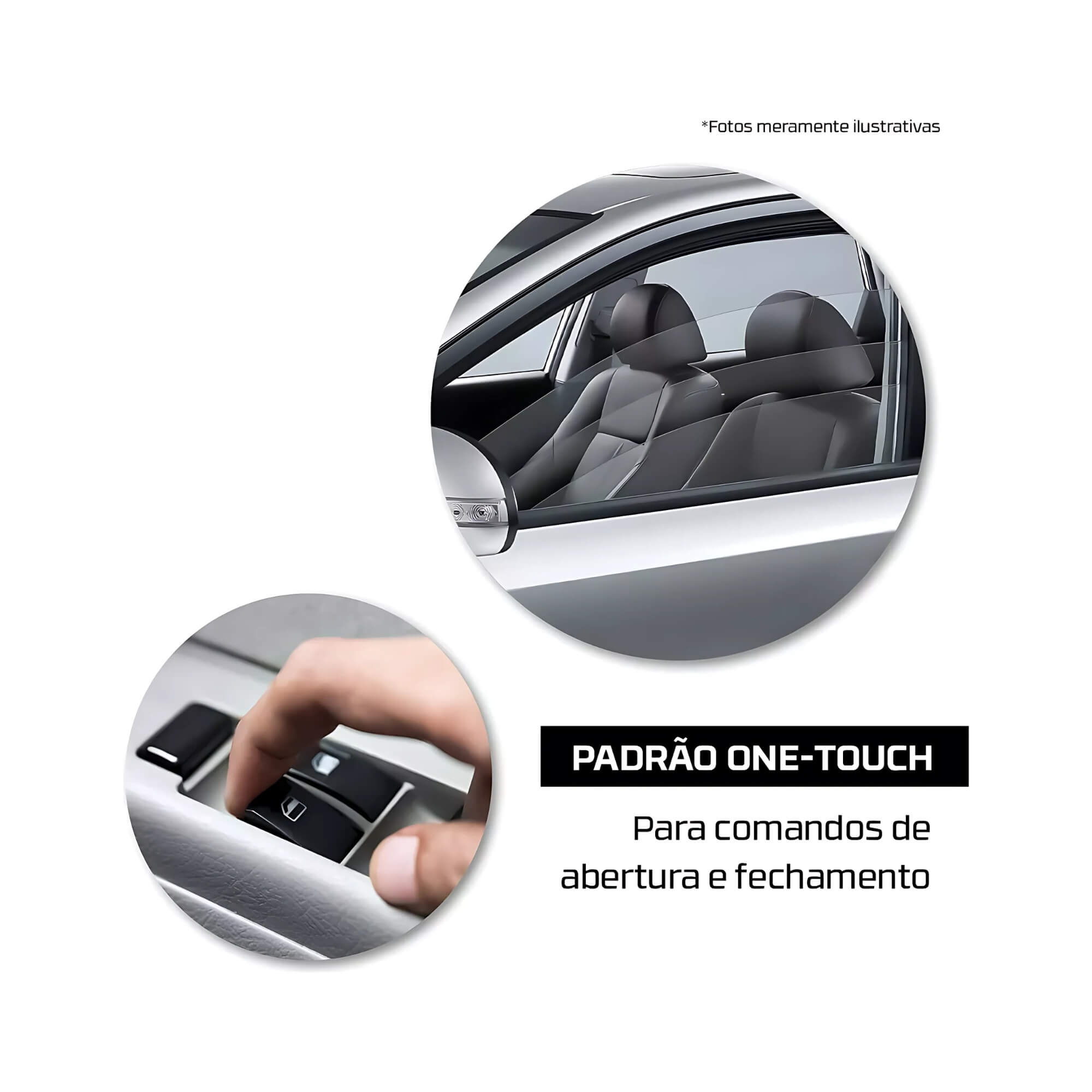 Modulo de Vidro com Anti-esmagamento i30 2007 a 2012 Tury - PRO4.28E