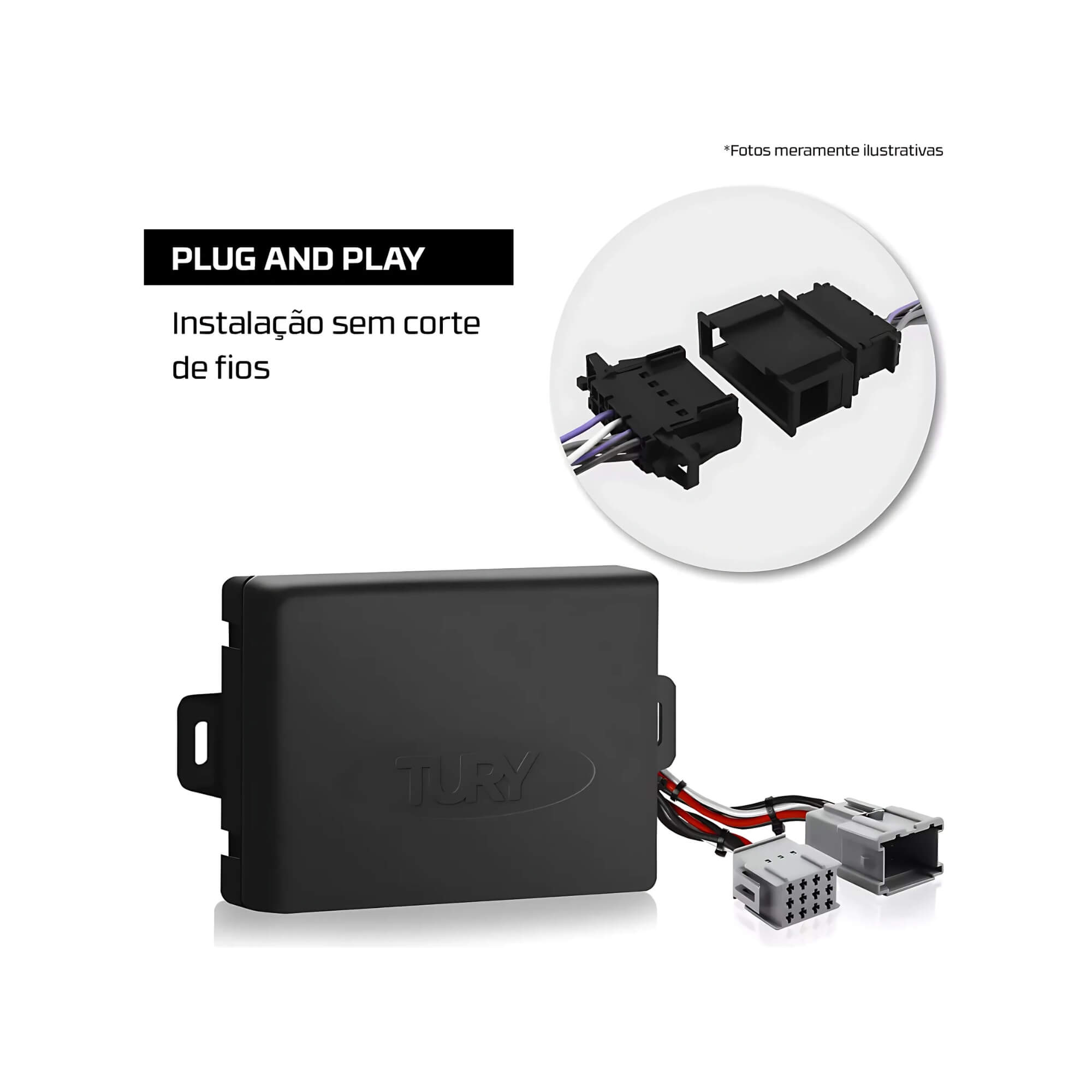 Modulo de Vidro com Anti-esmagamento i30 2007 a 2012 Tury - PRO4.28E