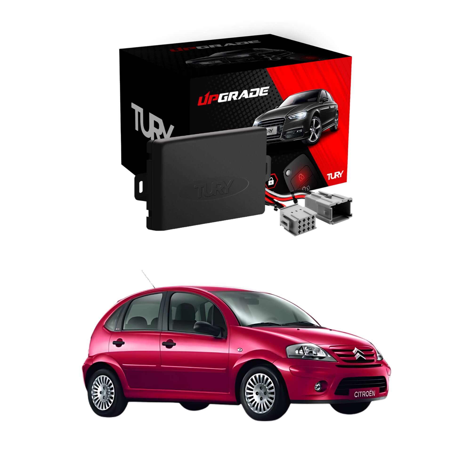 Módulo Automação de Vidros Elétricos compatível com C3 de 2004 a 2012 Tury - PRO4.46DN