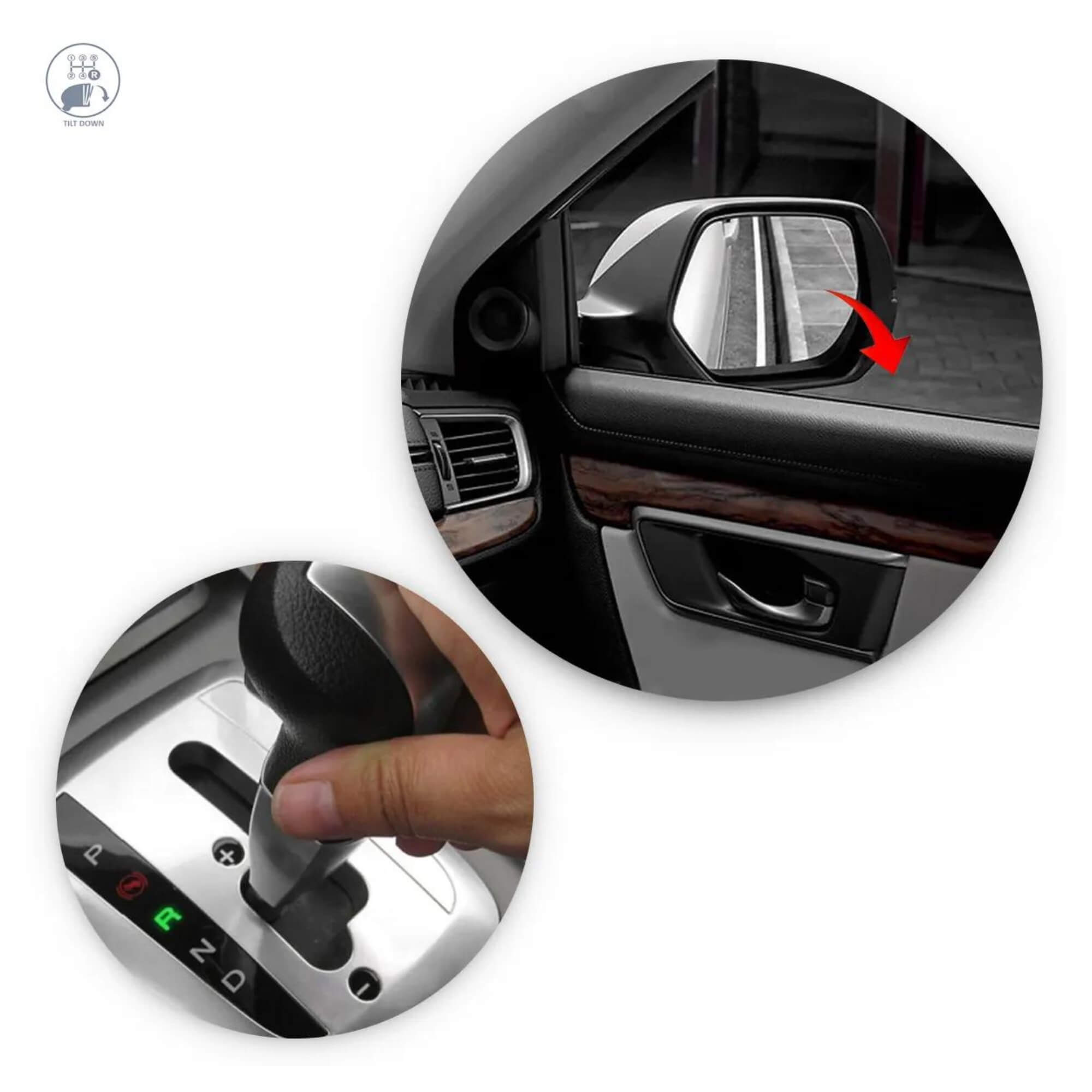 Modulo Retrovisor Tury Cruze LTZ 2017 em diante PARK3.6.6BV c/ Tilt Down/Rebatimento Plug & Play