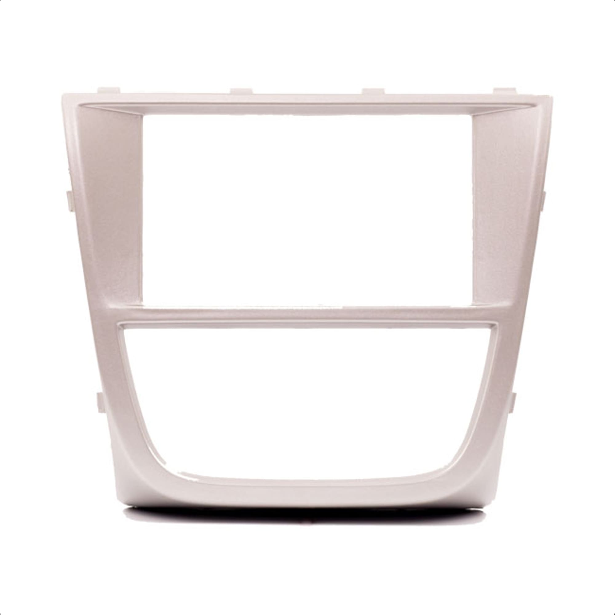 Moldura 2 Din 7" Prata Gol Saveiro Voyage G5 2008/2009/2010/2011/2012 Expex - EPX 277