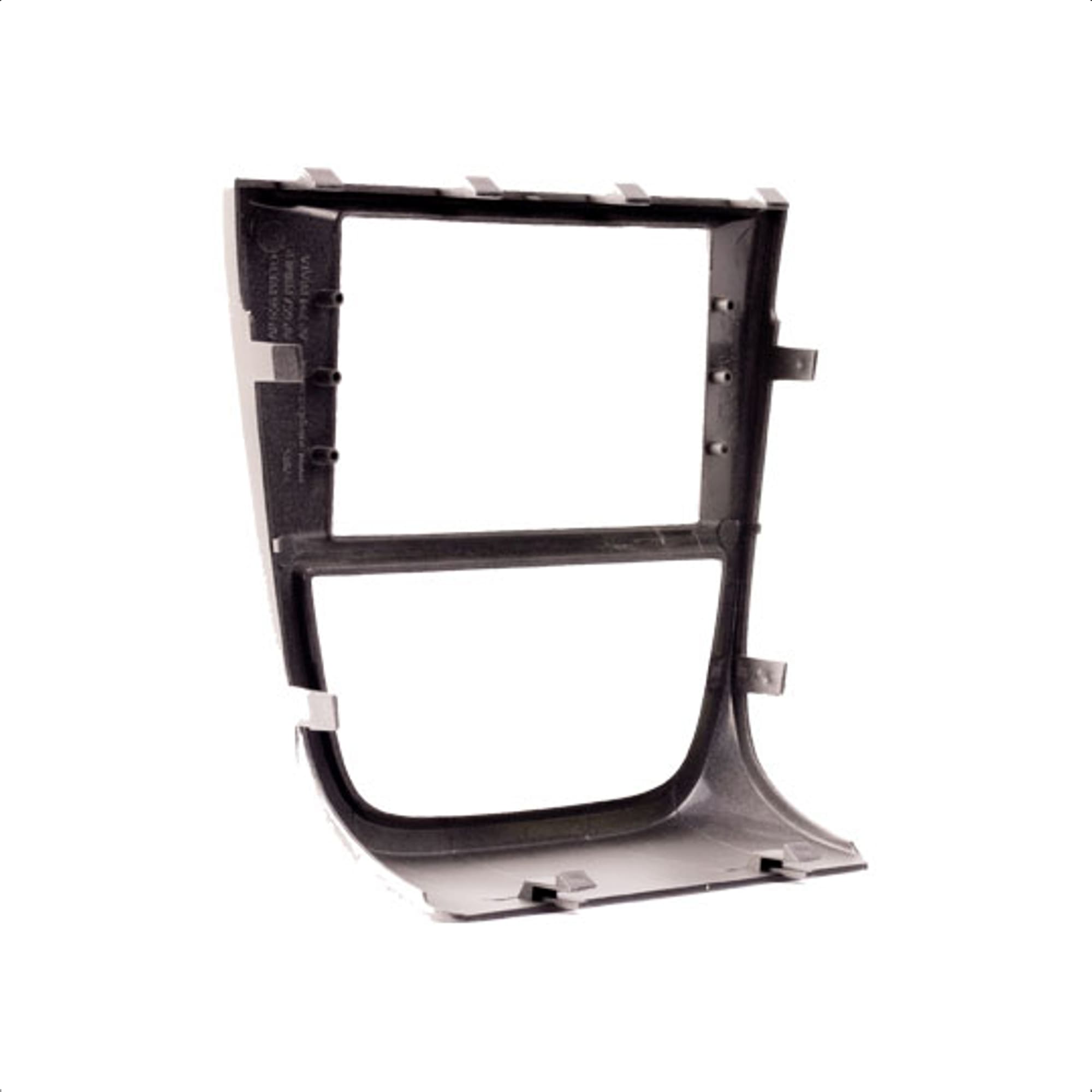 Moldura 2 Din 7" Prata Gol Saveiro Voyage G5 2008/2009/2010/2011/2012 Expex - EPX 277