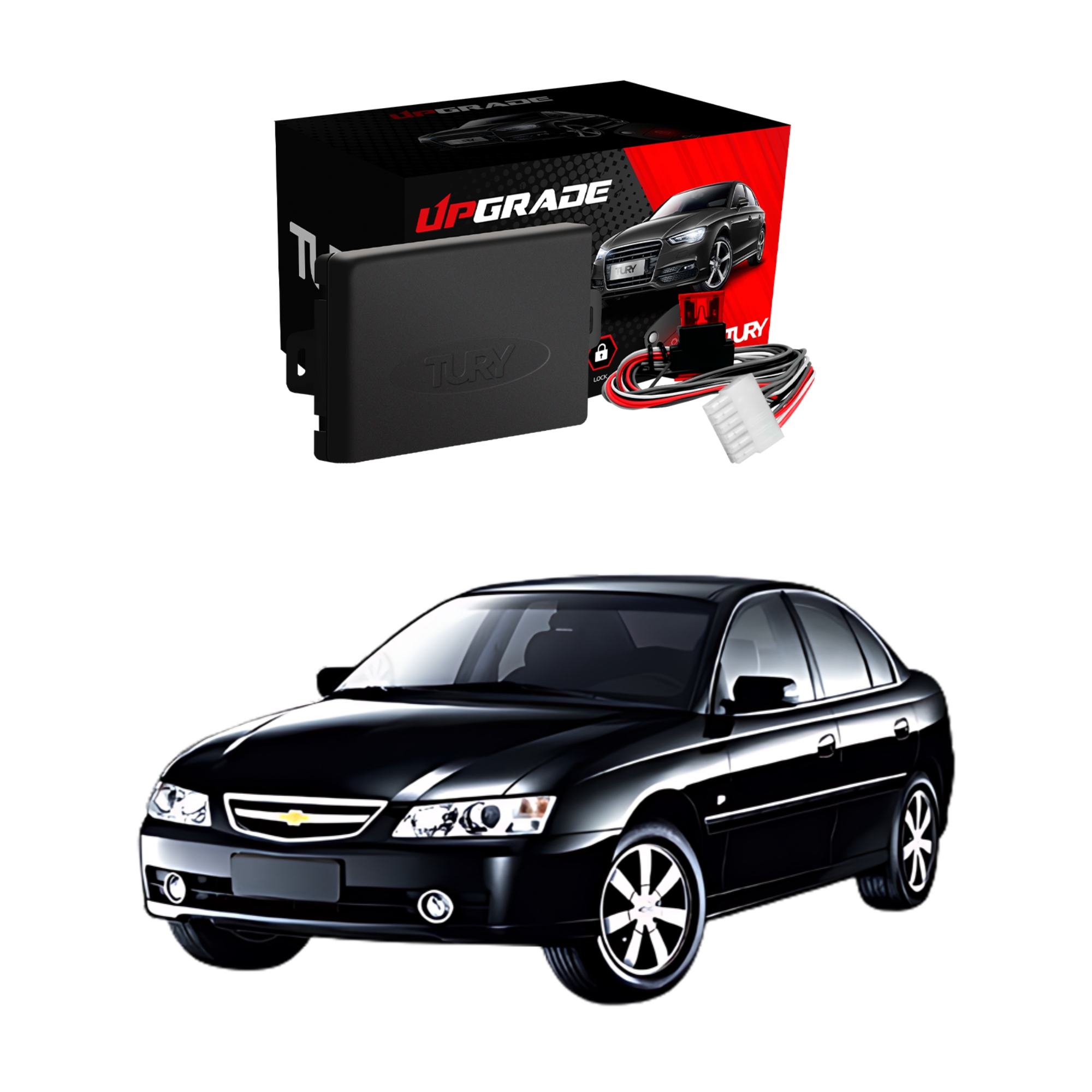 Módulo Automação de Vidros Elétricos compatível com Omega de 2004 até 2012 Tury - PRO 4.41