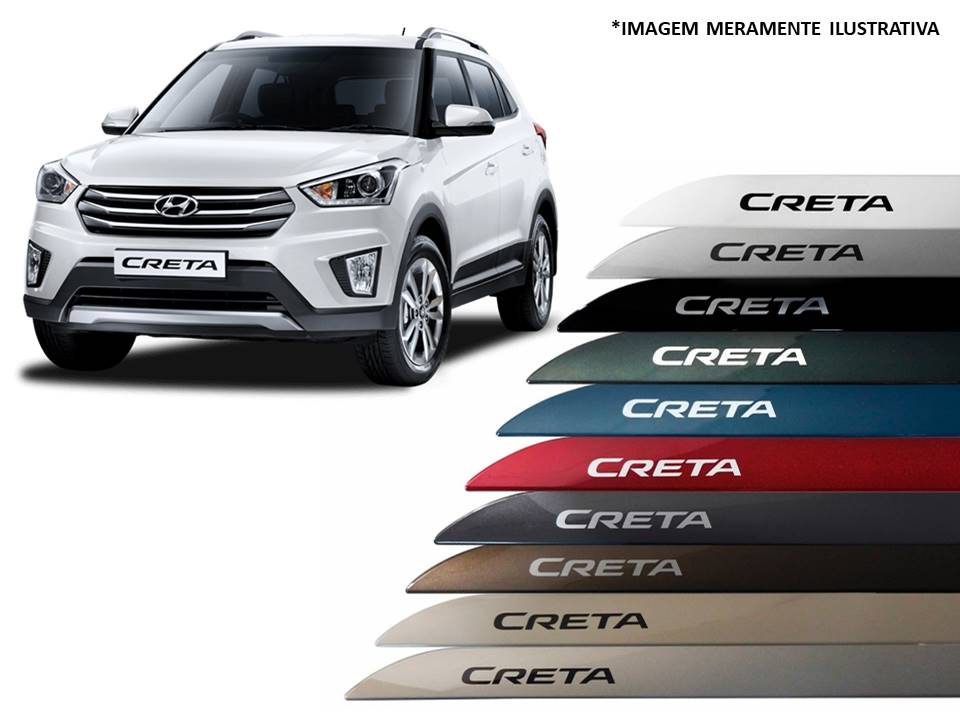 Friso Sean com nome Hyundai Creta Verde Forest Facão