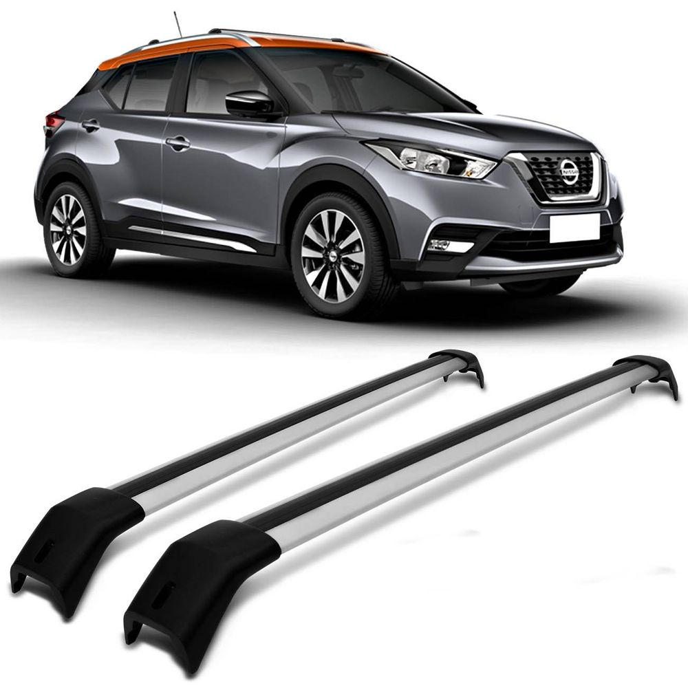 Travessa Teto Nissan Kicks 2017 2018 2019 2020 2021 2022 2023 Prata NS-1110 Projecar