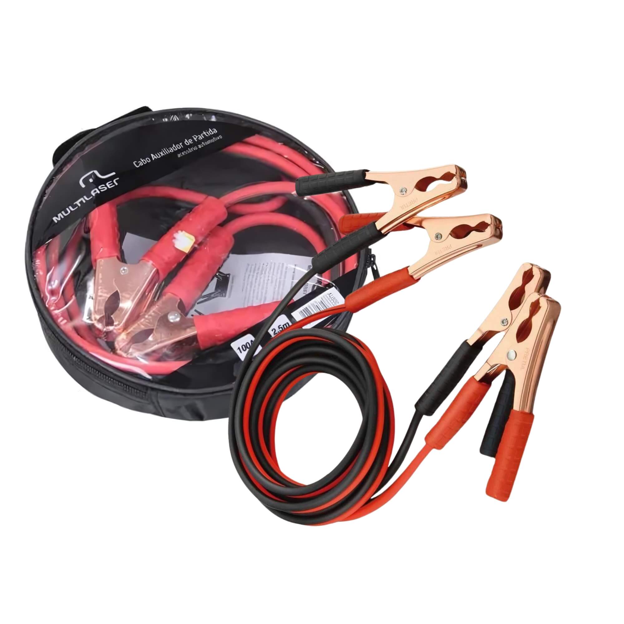 Cabo Booster Chupeta 2,5 Metros 100A Multilaser AU500