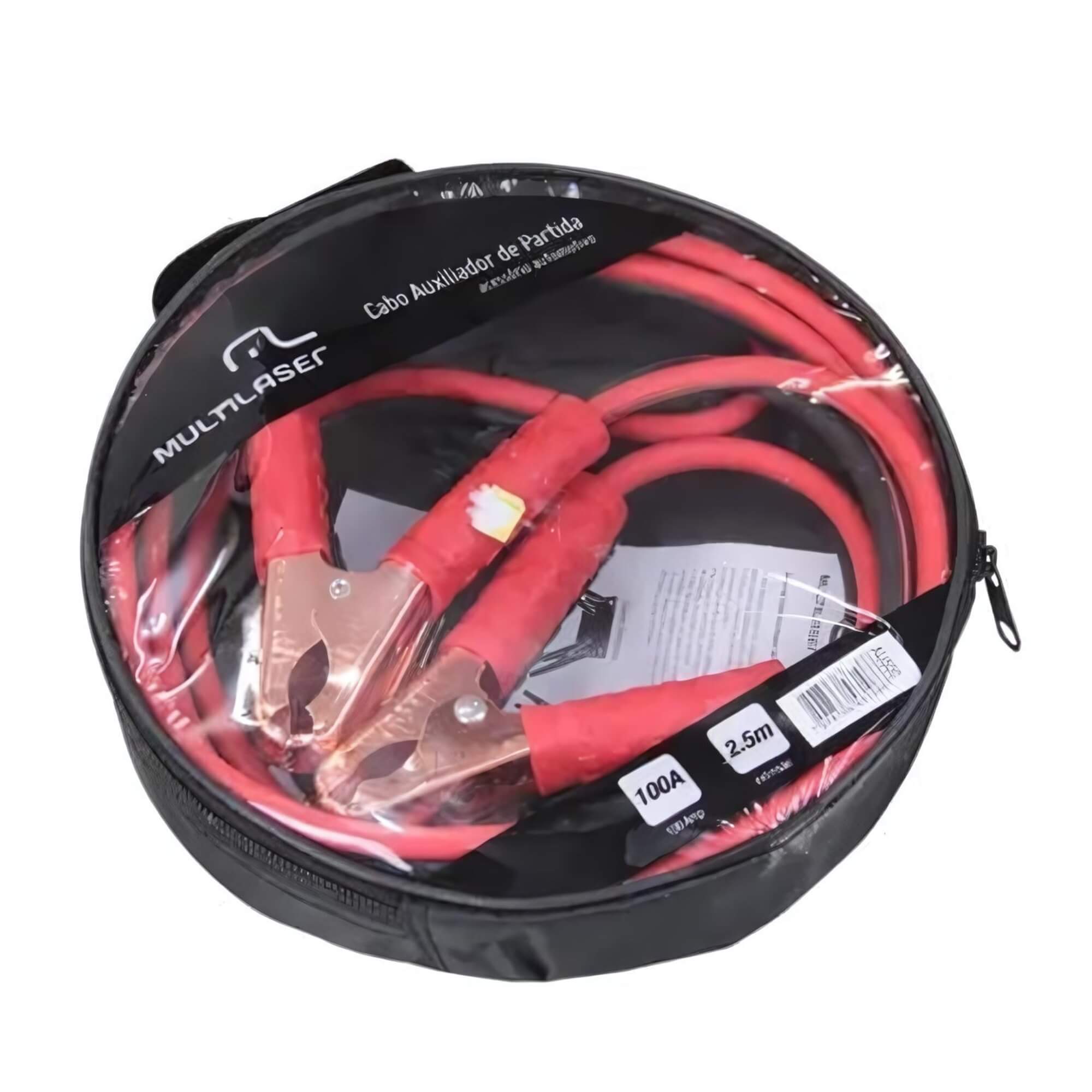 Cabo Booster Chupeta 2,5 Metros 100A Multilaser AU500