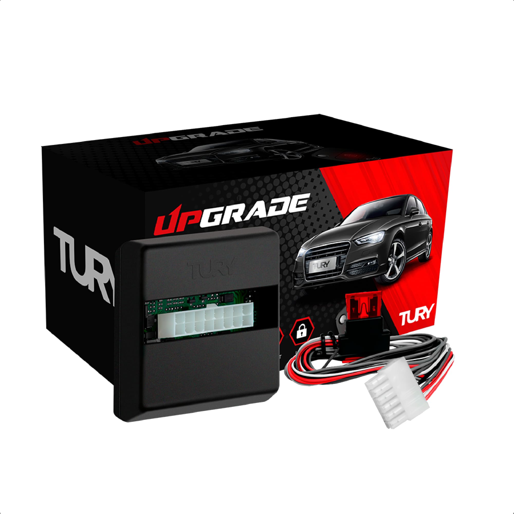 Módulo Vidro Anti-esmagamento Coupe/Corsa/Uno/Doblo/Ka/Fiesta/Sandero/Vitara/Polo  - Tury PRO2.18