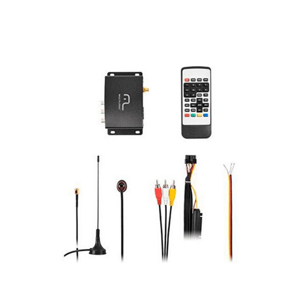 Sintonizador de TV Digital Automotivo Full Seg HDMI Multilaser AU908
