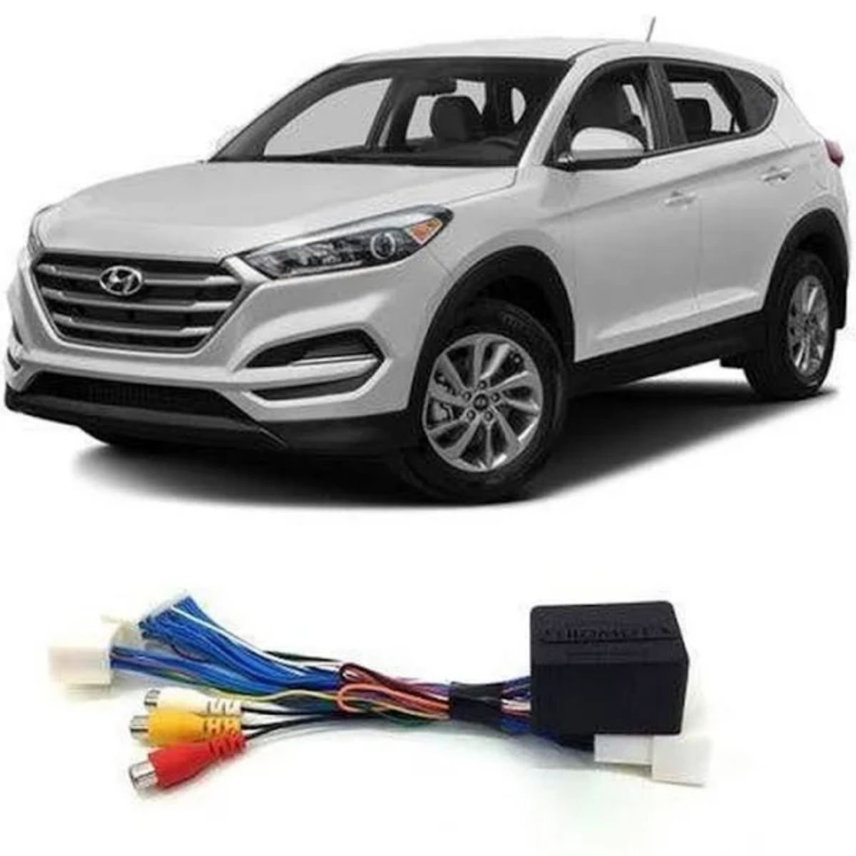Interface de Desbloqueio de Vídeo Hyundai Tucson 2017 e 2018 Plug and Play Entrada Av TTH03 Tromot