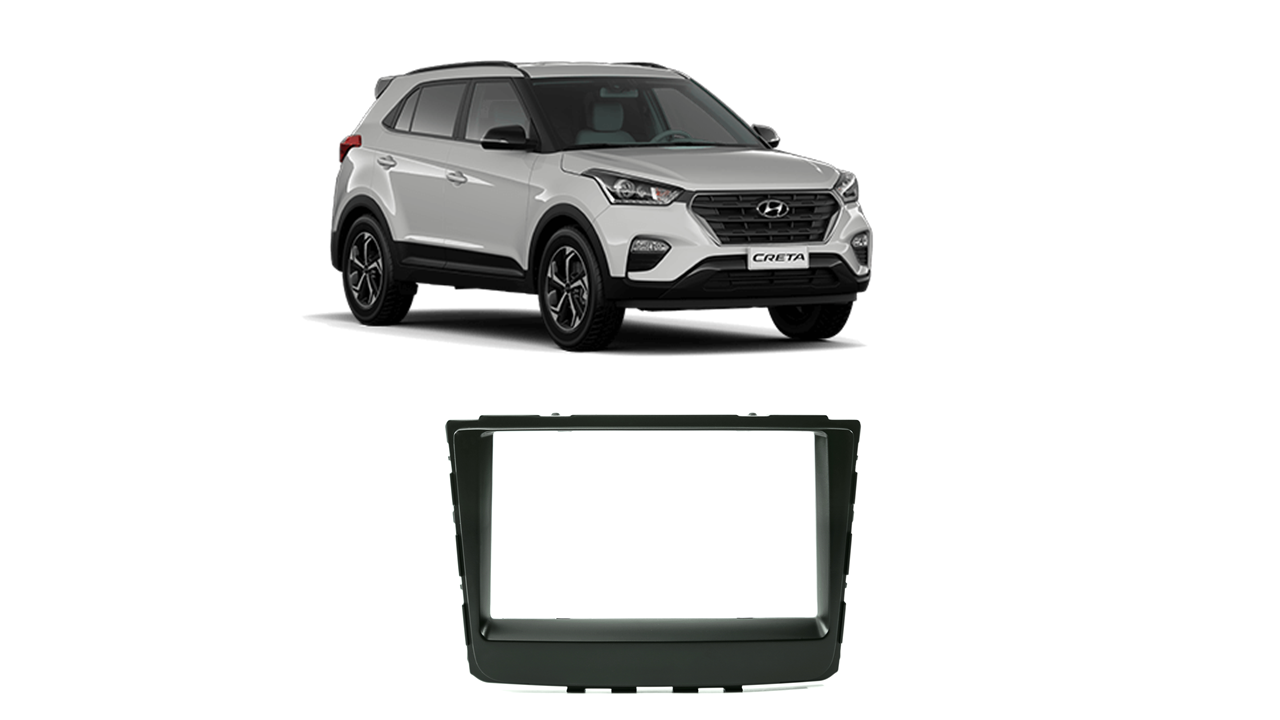 Moldura 2 Din 7 polegadas Hyundai Creta 2017 em diante JP CH EPX 301