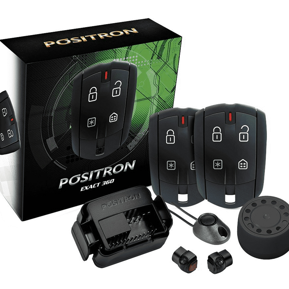 Alarme Automotivo Positron Cyber Exact Ex 360 Universal Com 2 Controles