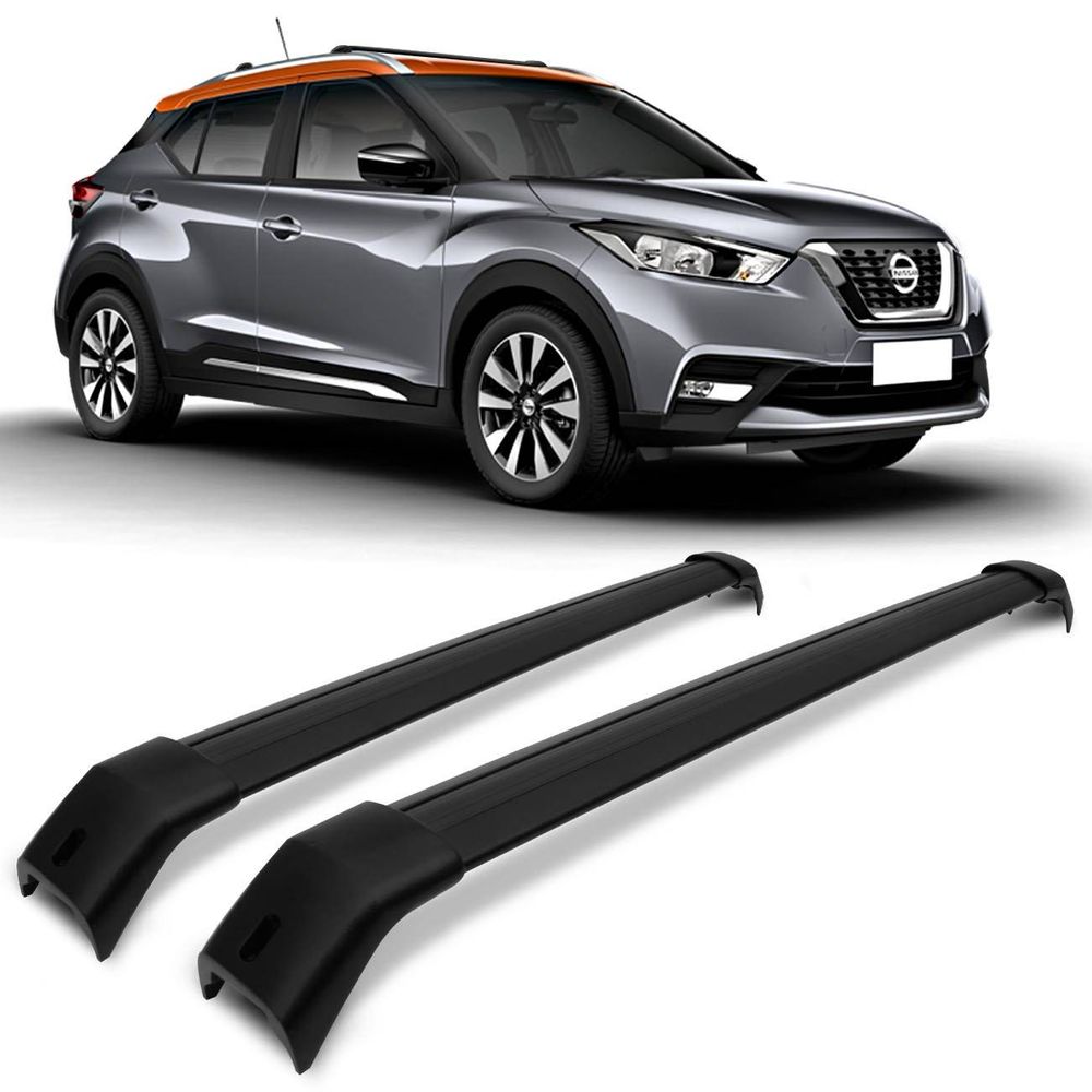 Travessa Teto Nissan Kicks Preta NS-1109 Projecar