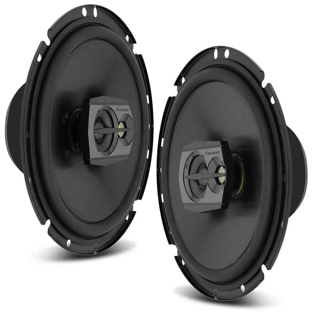 Alto Falantes Pioneer TS-1790BR 6 Polegadas 120W RMS 4 Ohms Triaxial Bobina Carro Som Automotivo