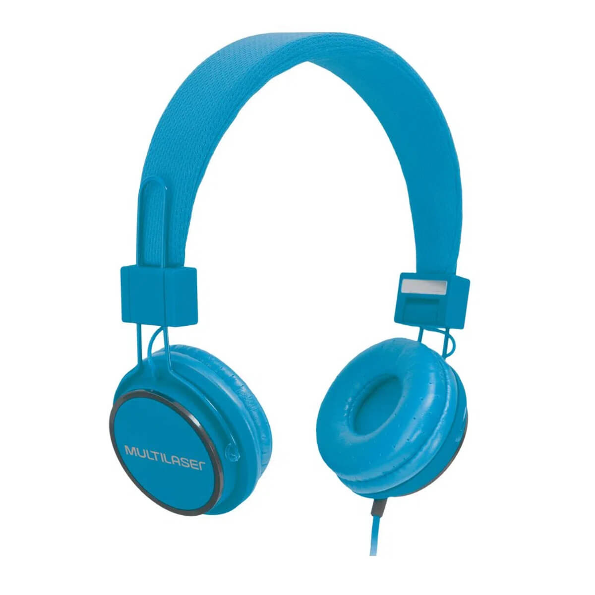 Fone De Ouvido Com Microfone Headfun Azul P2 Multilaser  - PH089